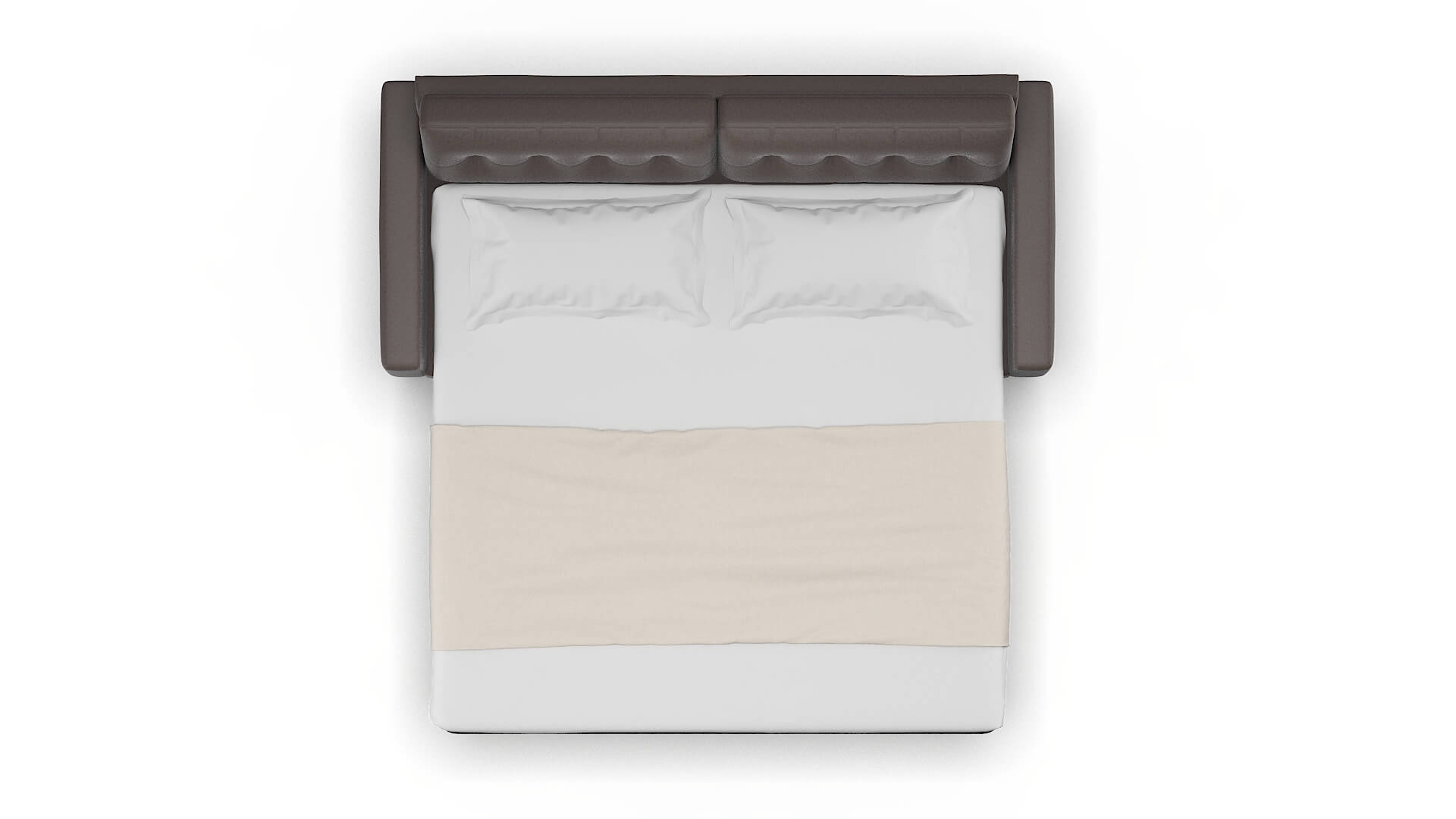 Milan Oscar Chocolate Sofa Sleeper Espresso legs 3