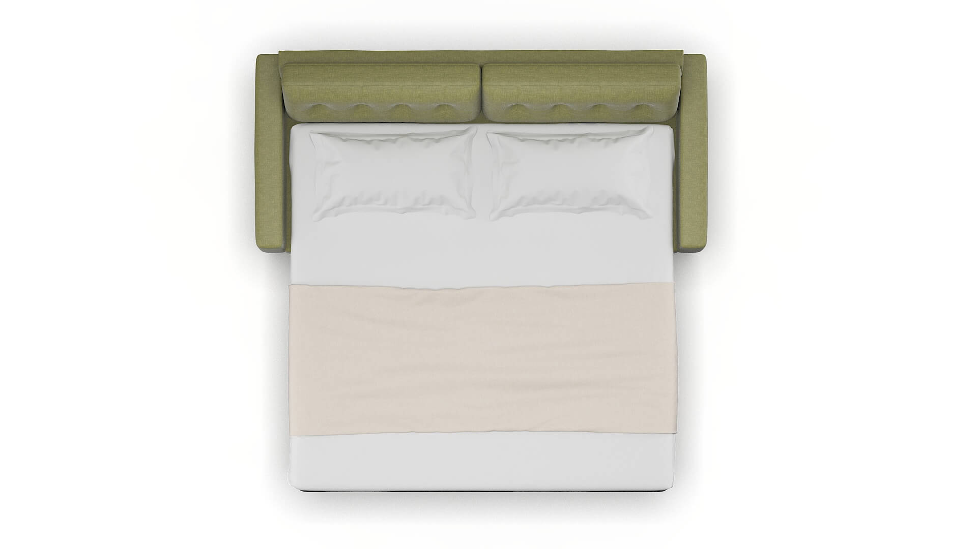 Milan Portland Basil Sofa Sleeper Espresso legs 3