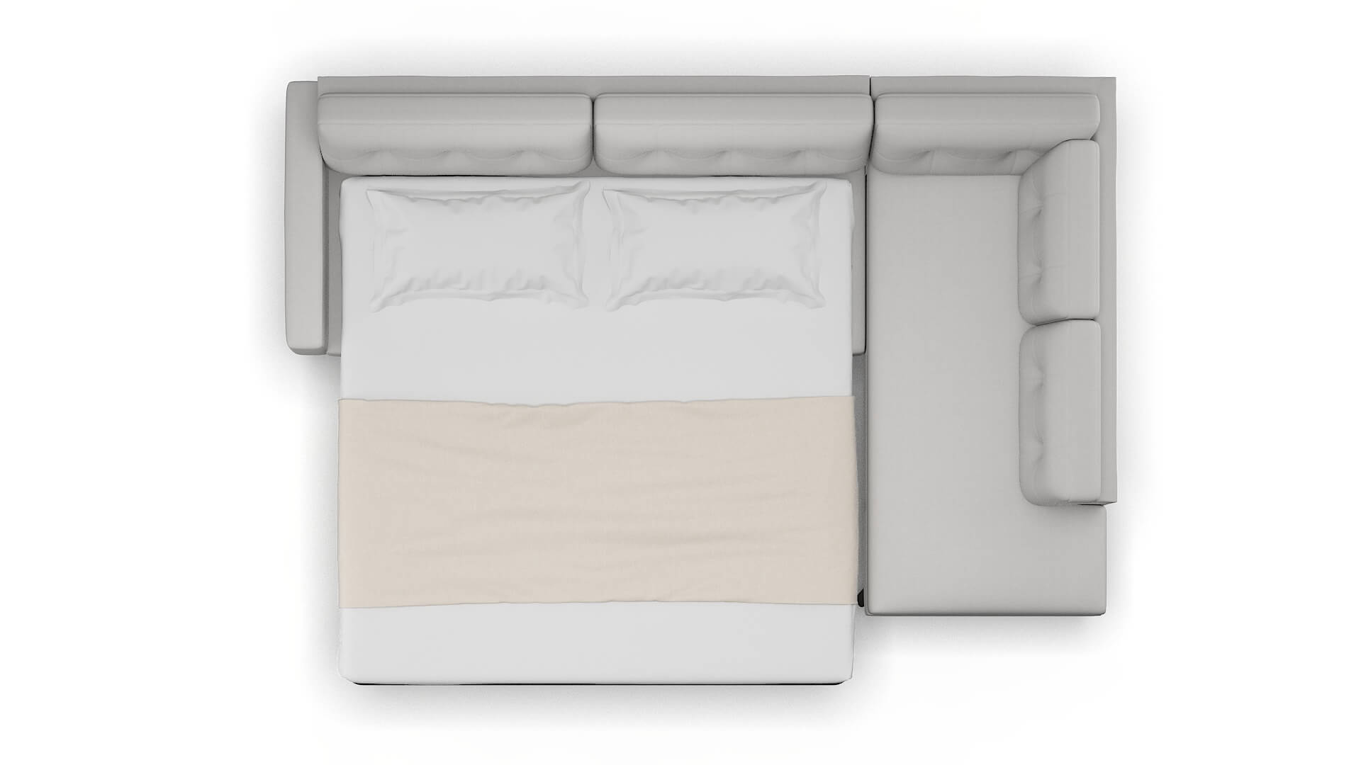 Milan Prisma Steam Panel Sleeper Espresso legs 3