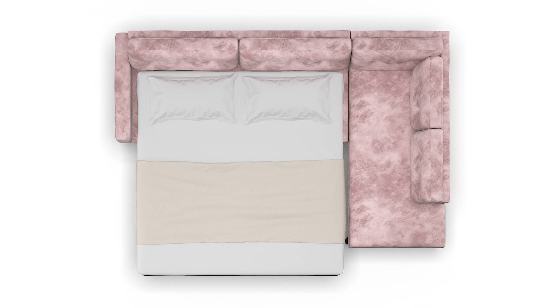 Milan Quartz 705 Panel Sleeper Espresso legs 3