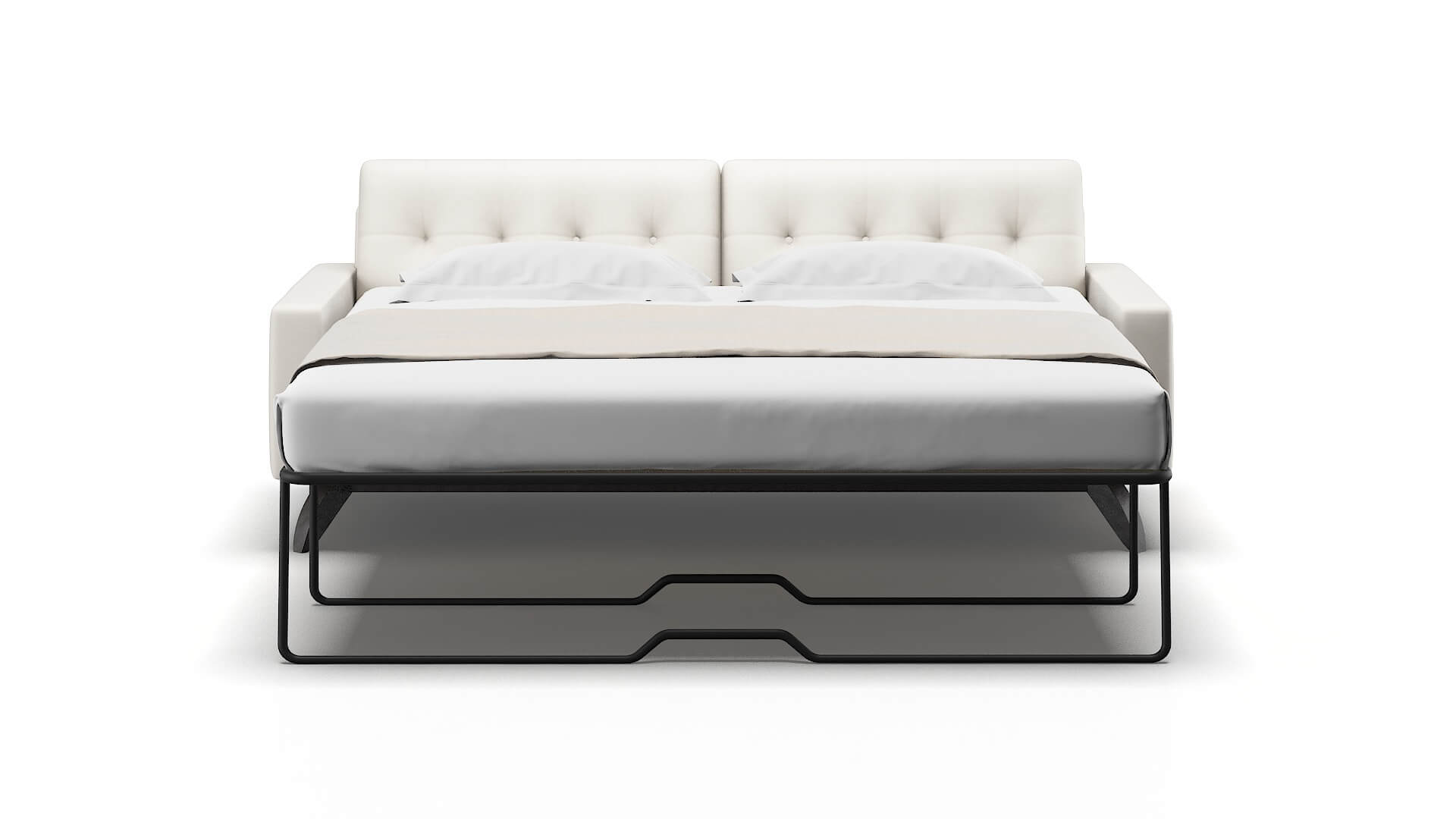 Milan Redondo Pearl Sofa Sleeper Espresso legs 1