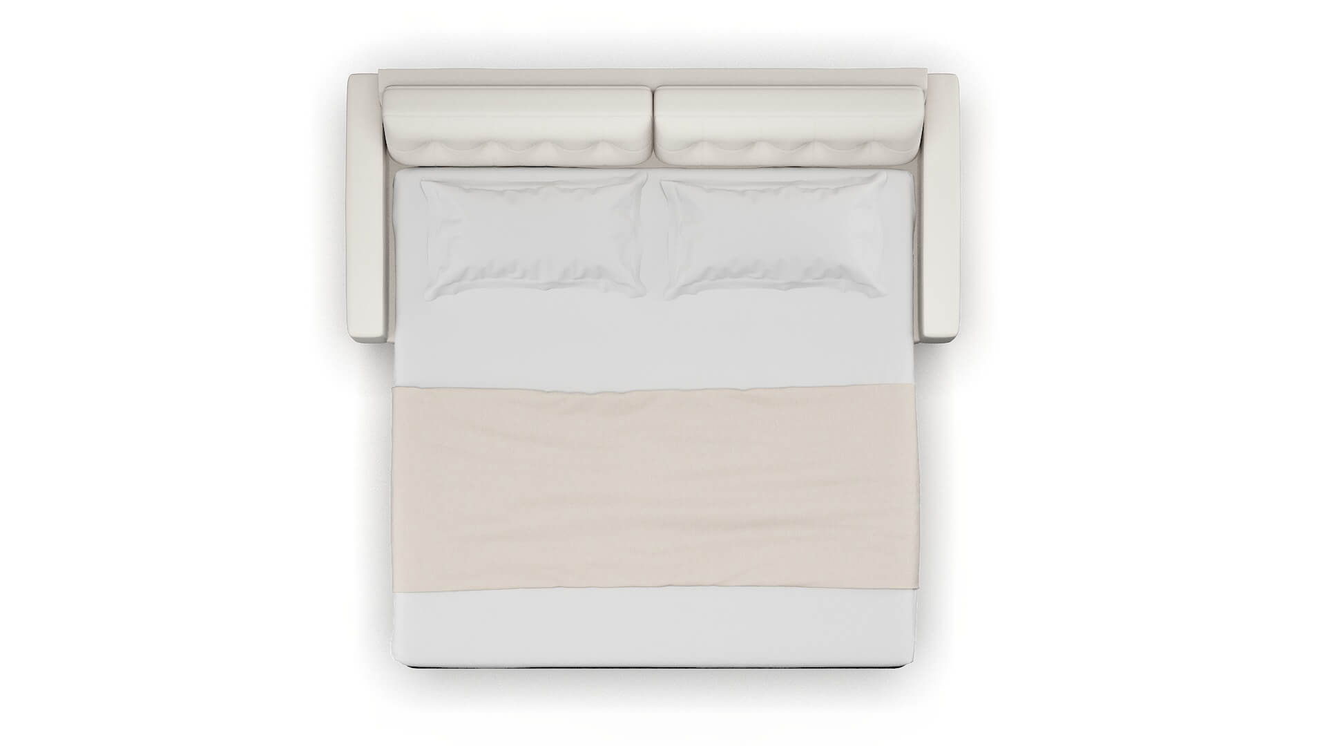 Milan Redondo Pearl Sofa Sleeper Espresso legs 3