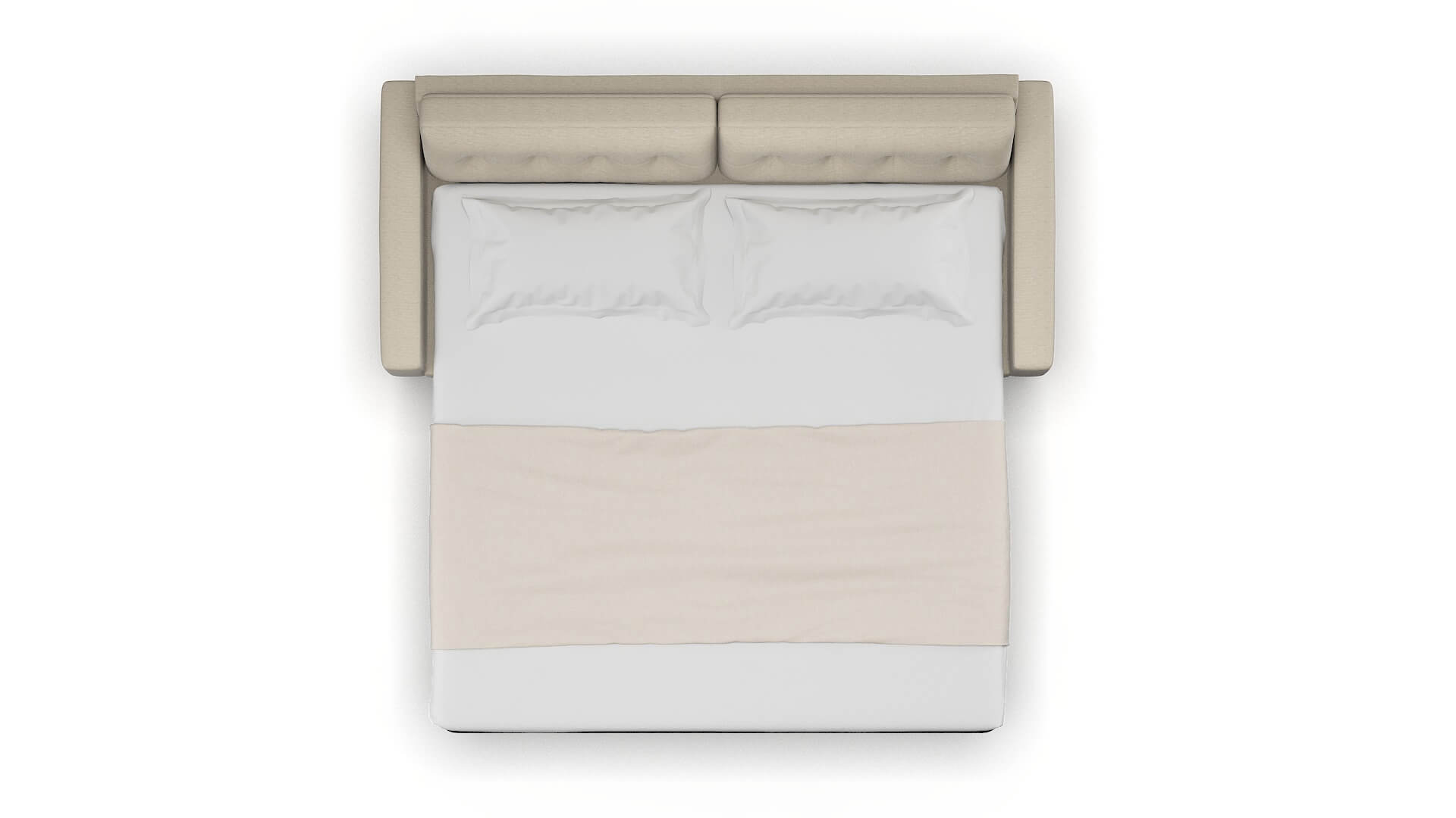 Milan Rocket Dove Sofa Sleeper Espresso legs 3