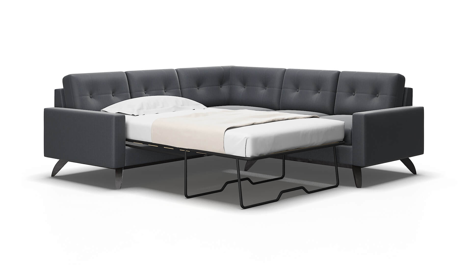 Milan Rocket eclipse Sectional sleeper Espresso Legs  2