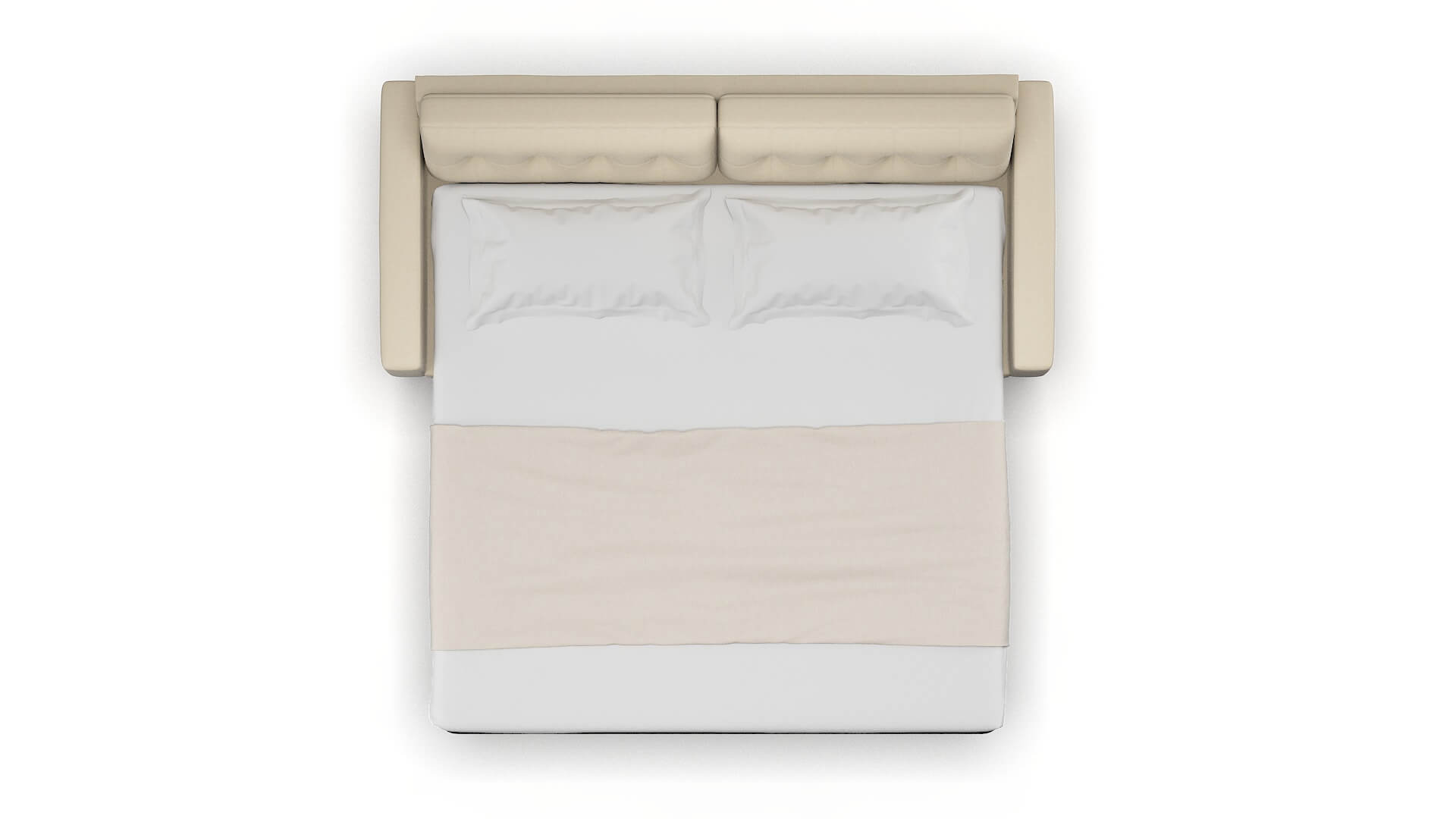 Milan Rocket Sand Sofa Sleeper Espresso legs 3