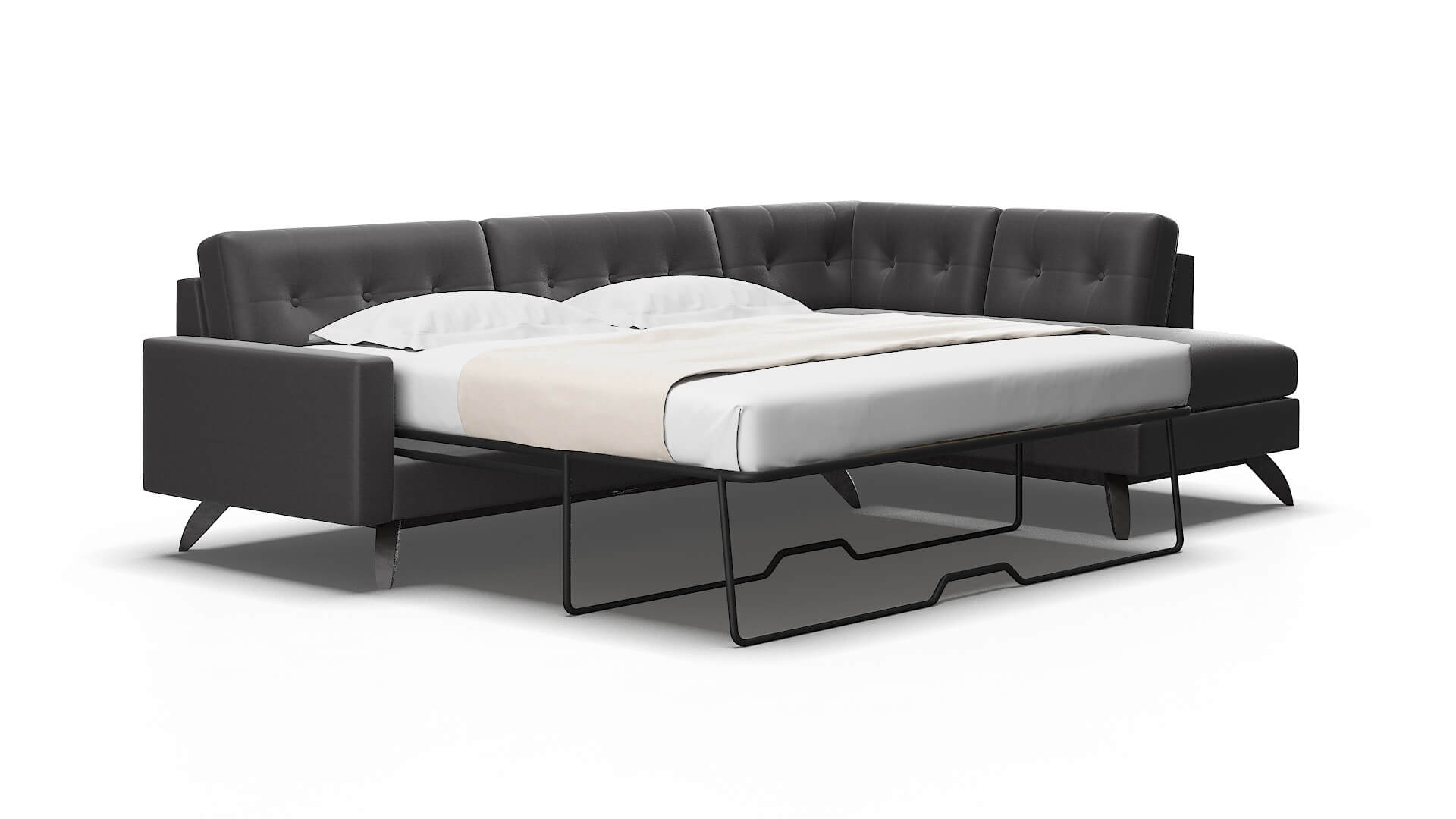 Milan Royale eclipse Panel sleeper Espresso Legs  2