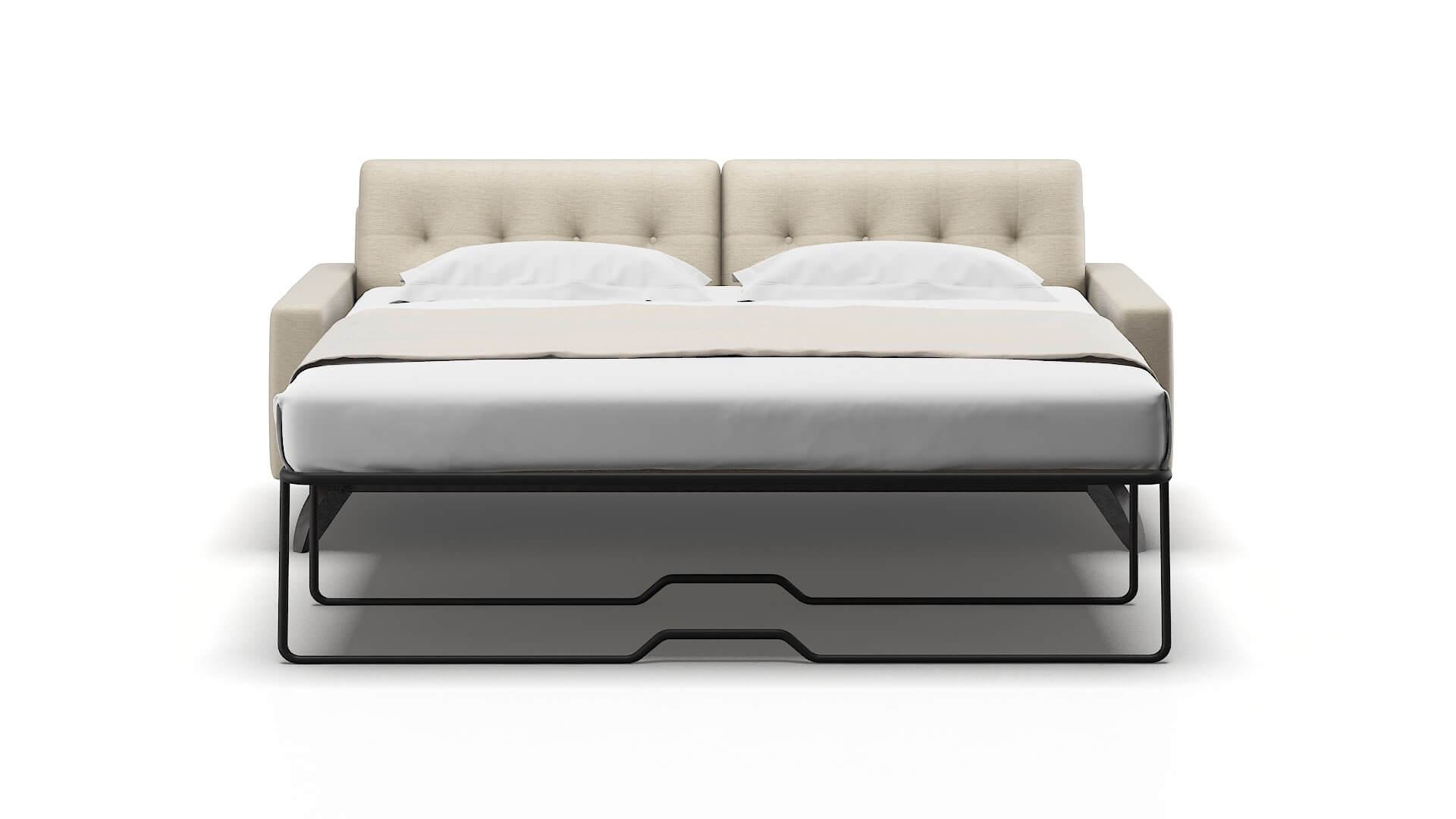 Milan Sosoftness 72 Sofa Sleeper Espresso legs 1