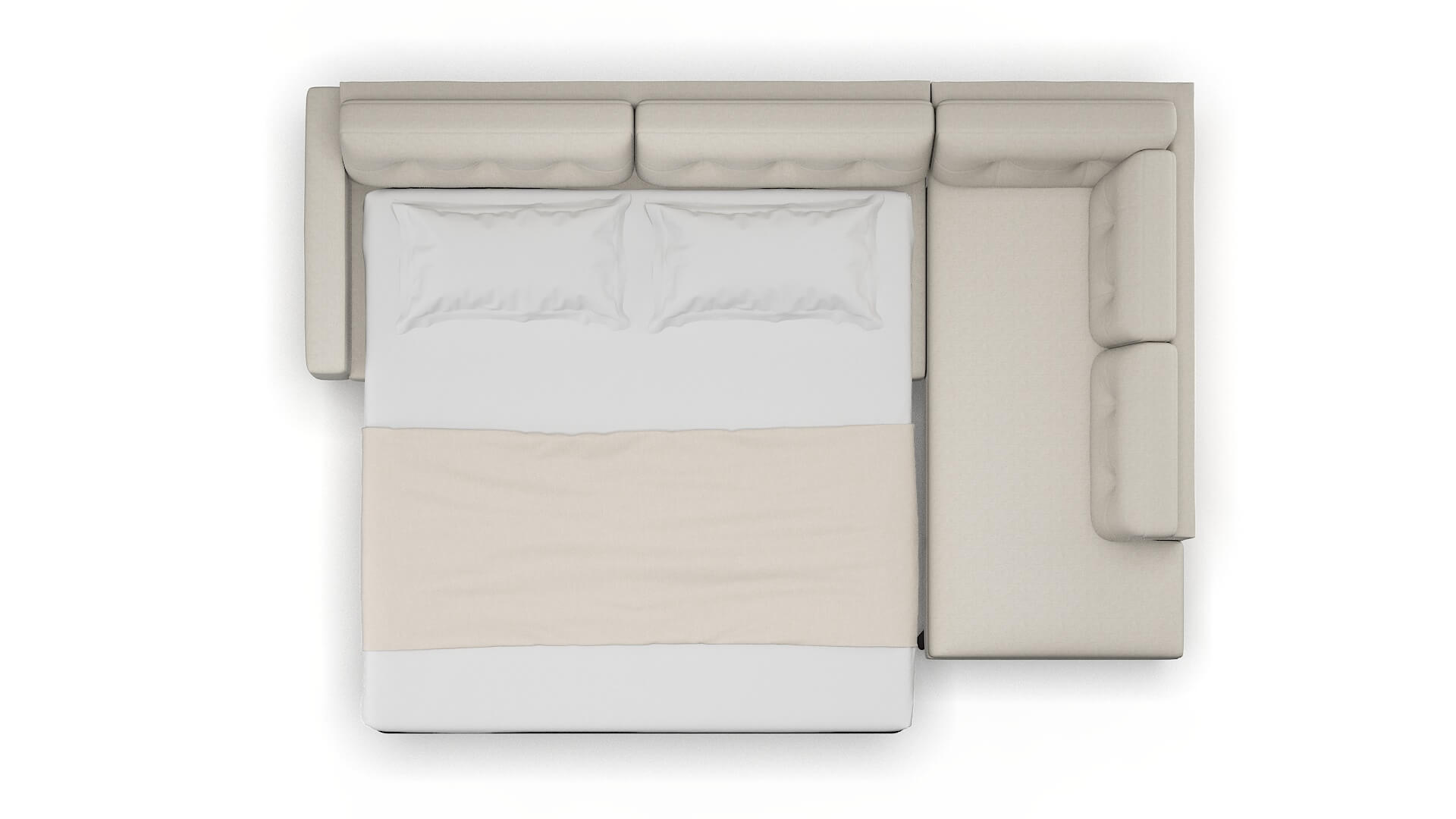 Milan Terrain Natural Panel Sleeper Espresso legs 3