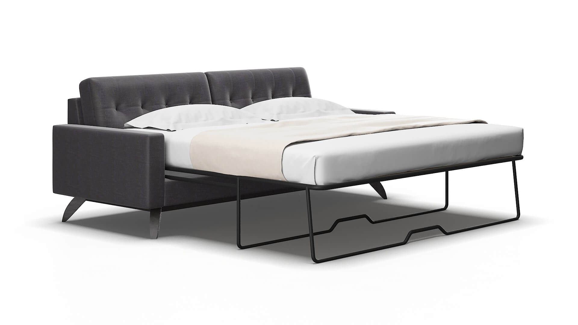 Milan Venus Onyx Sofa Sleeper Espresso legs 2