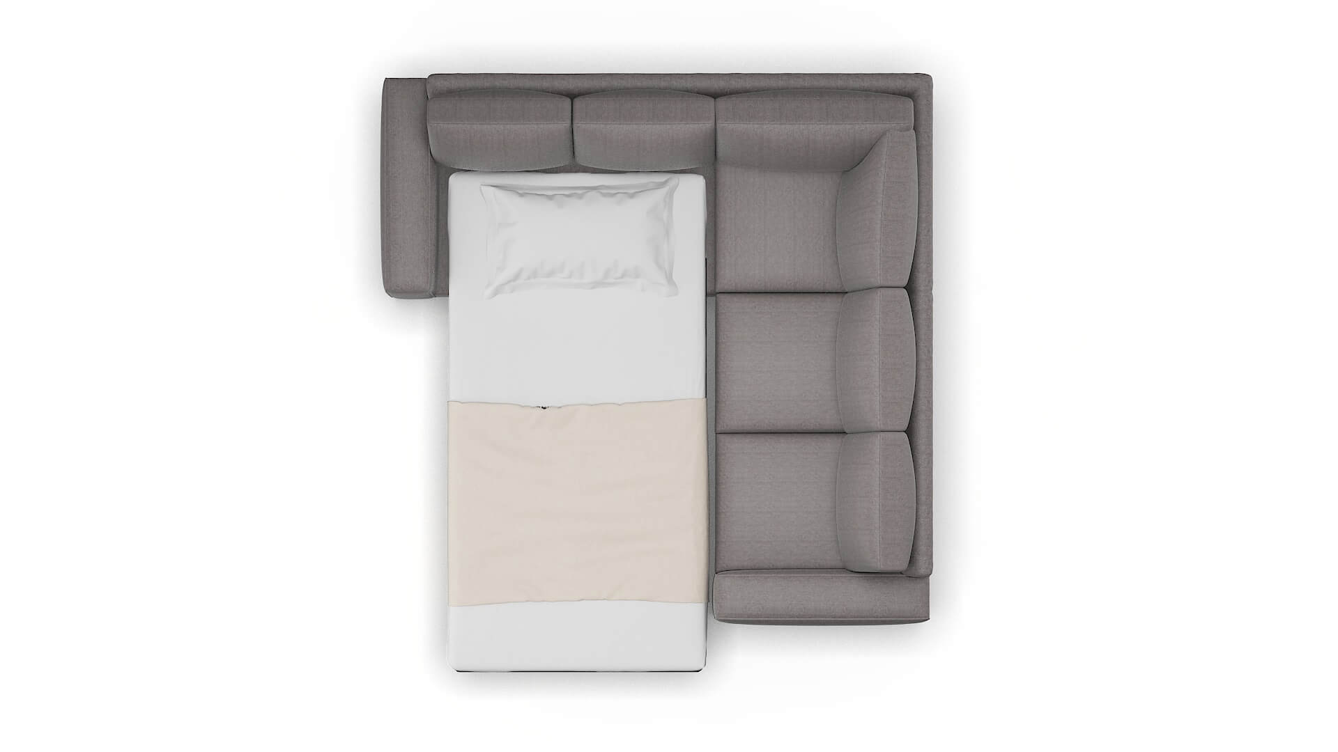 Monaco Atlas_plz Silver Sectional Sleeper Espresso legs 3