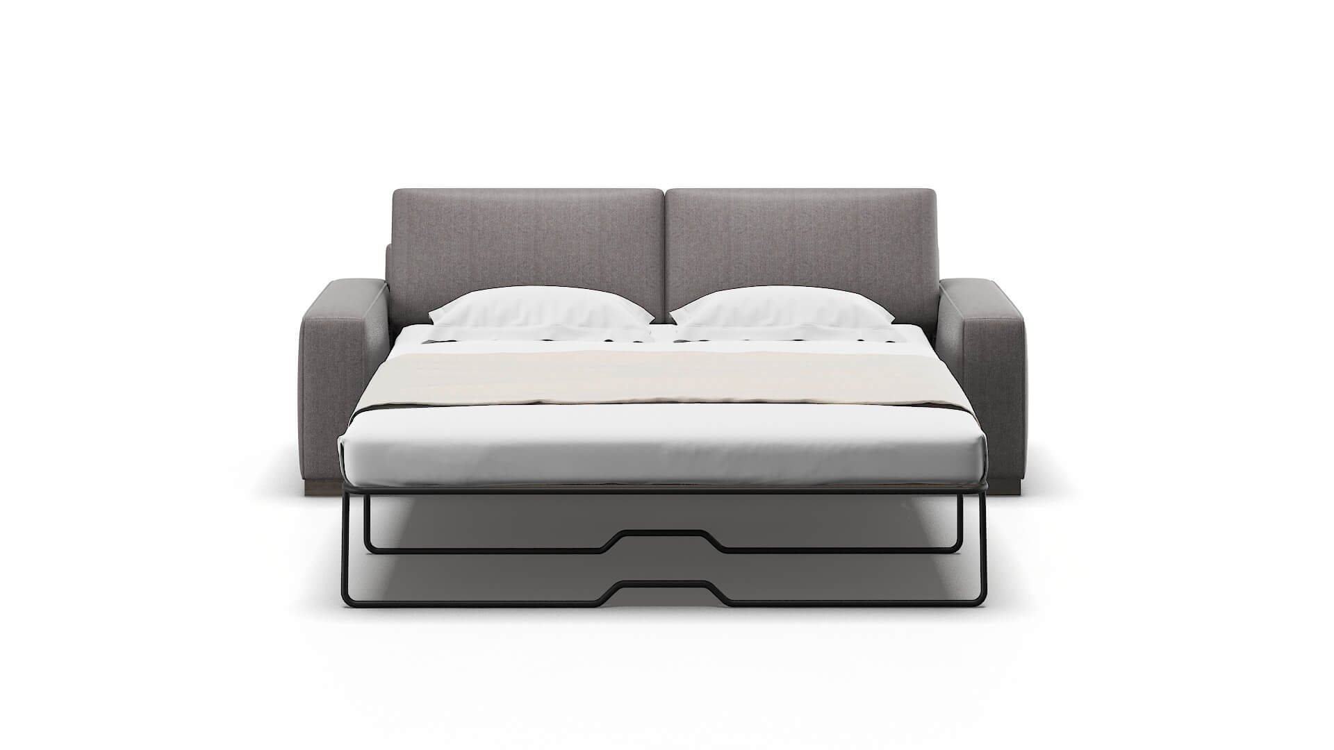 Monaco Atlas_plz Silver Sofa Sleeper Espresso legs 1