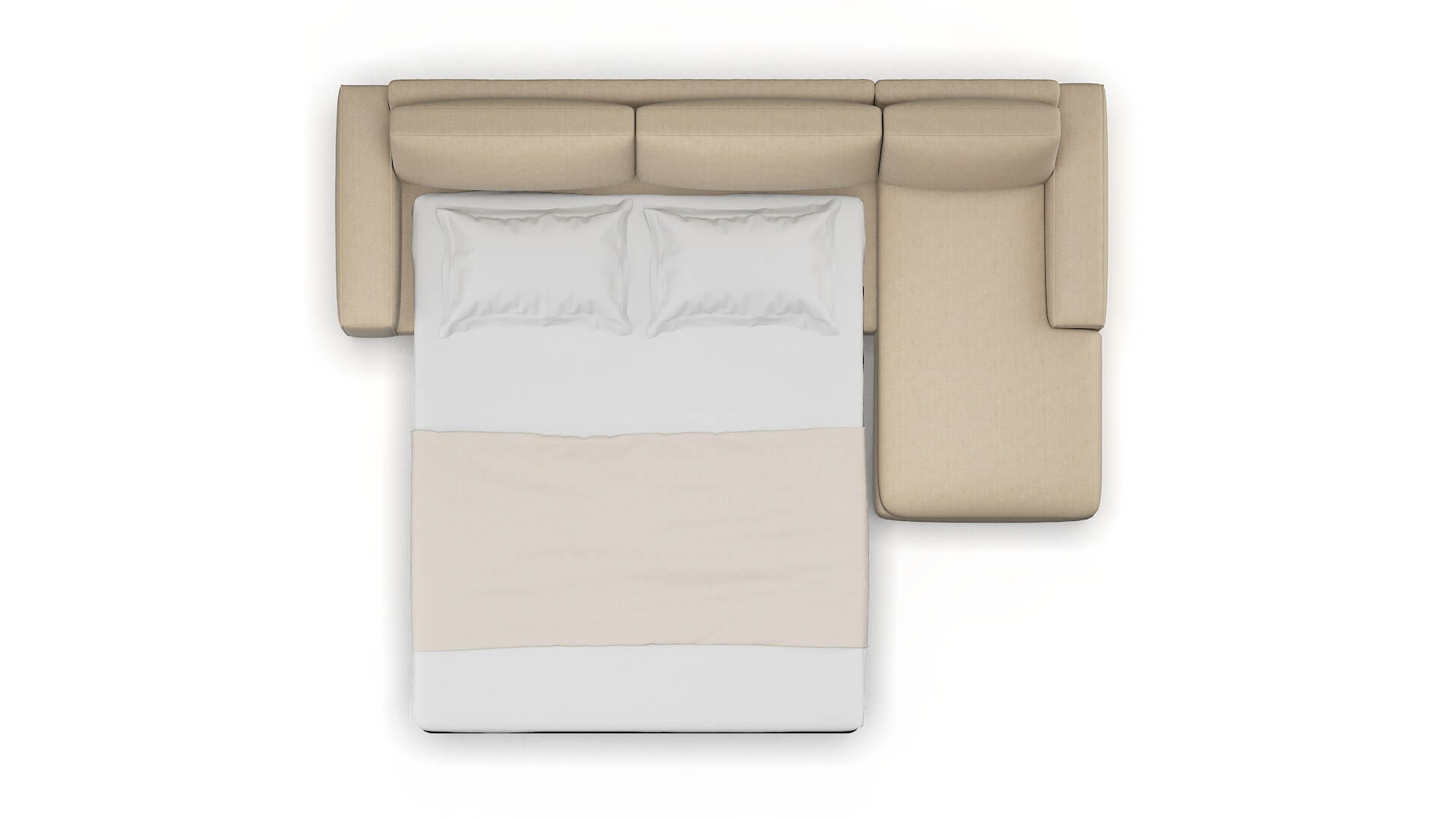 Monaco Avenger Burlap Panel Sleeper Espresso legs 3