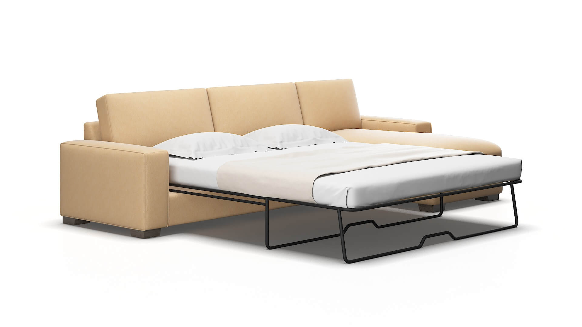 Monaco Bella Coffee Panel Sleeper Espresso Legs 2