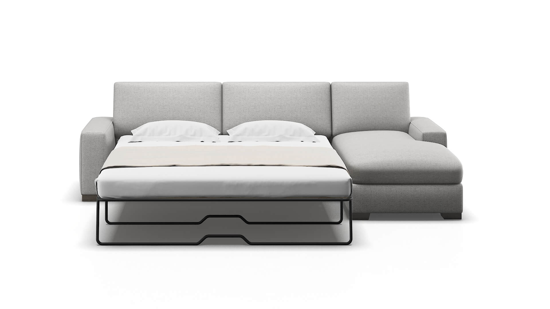 Monaco Catalina Silver Panel Sleeper Espresso legs 1