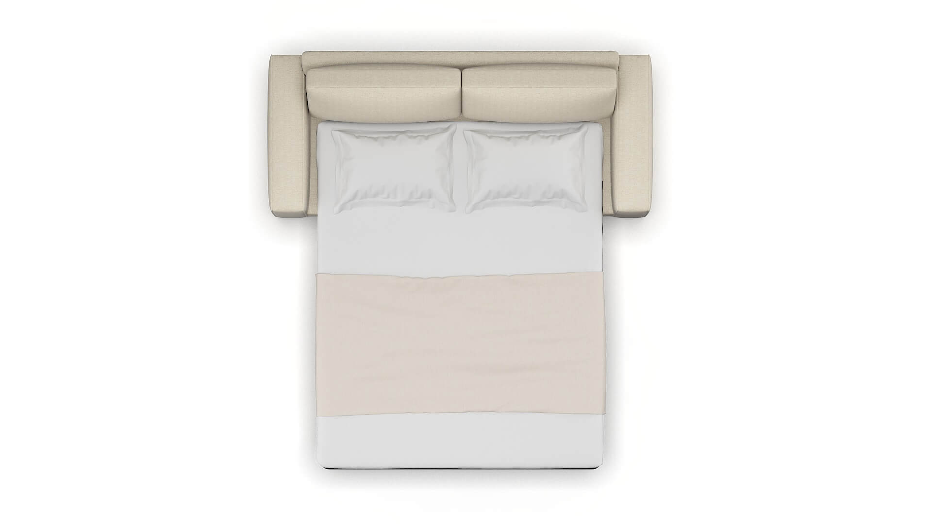 Monaco Catalina Wheat Sofa Sleeper Espresso legs 3