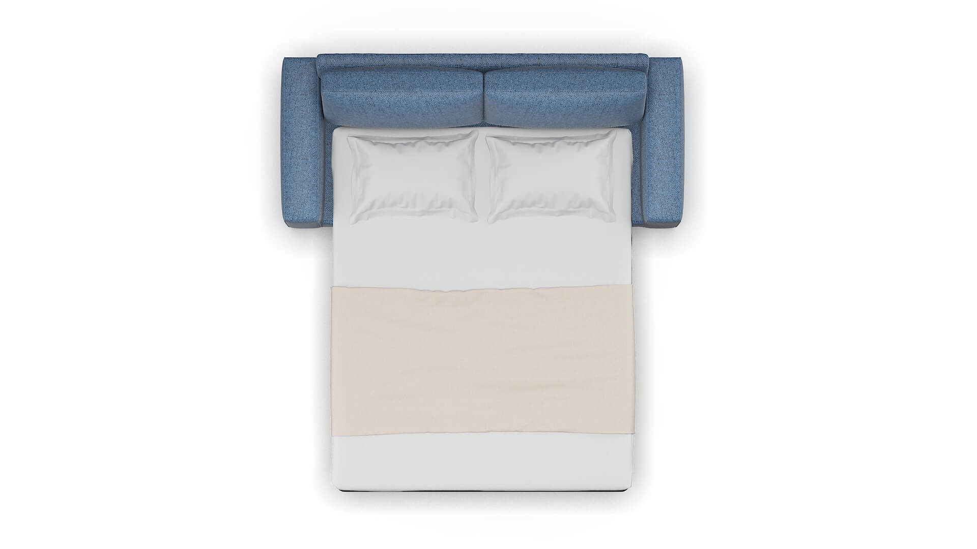 Monaco Clyde Deep_ocean Sofa Sleeper Espresso legs 3