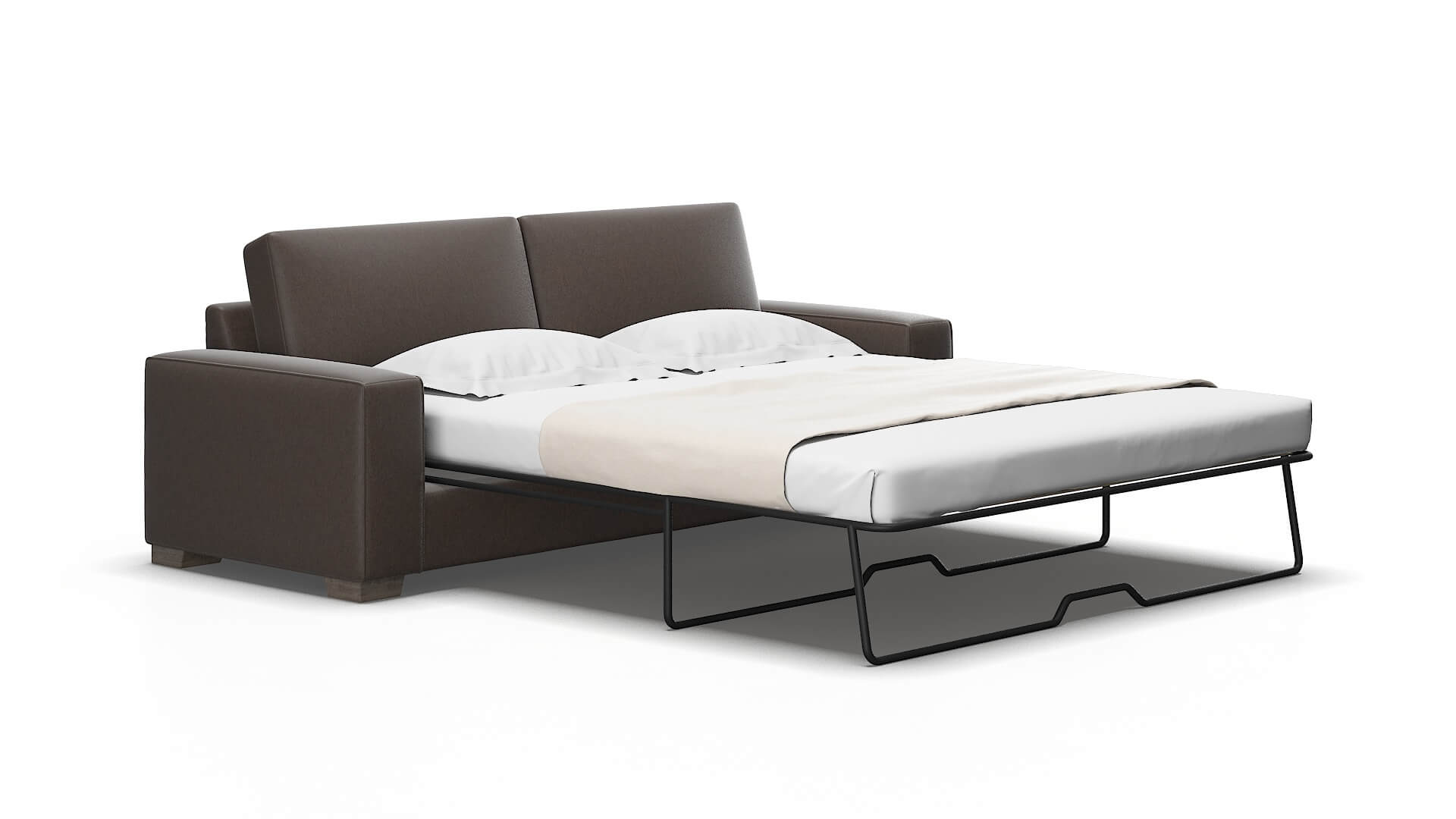 Monaco Cosmo chocolate Sofa sleeper Espresso Legs  2