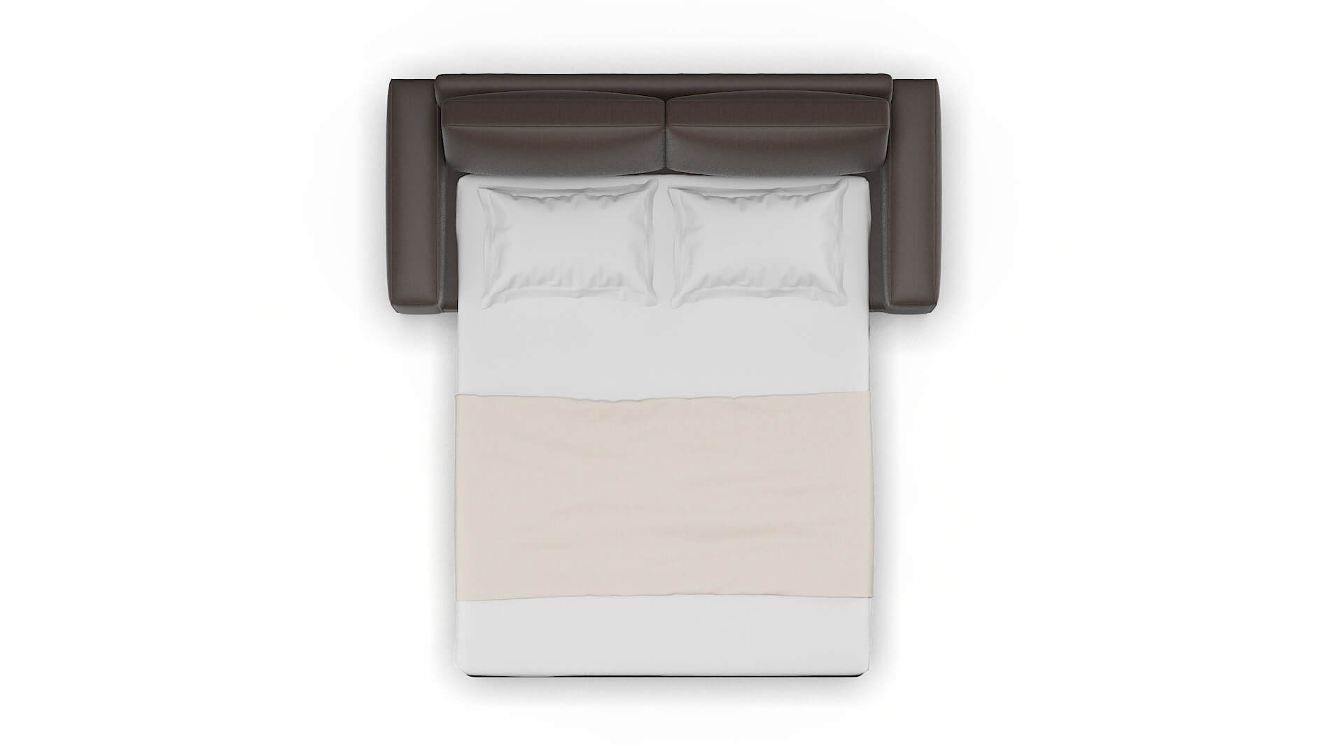 Monaco Cosmo Chocolate Sofa Sleeper Espresso legs 3