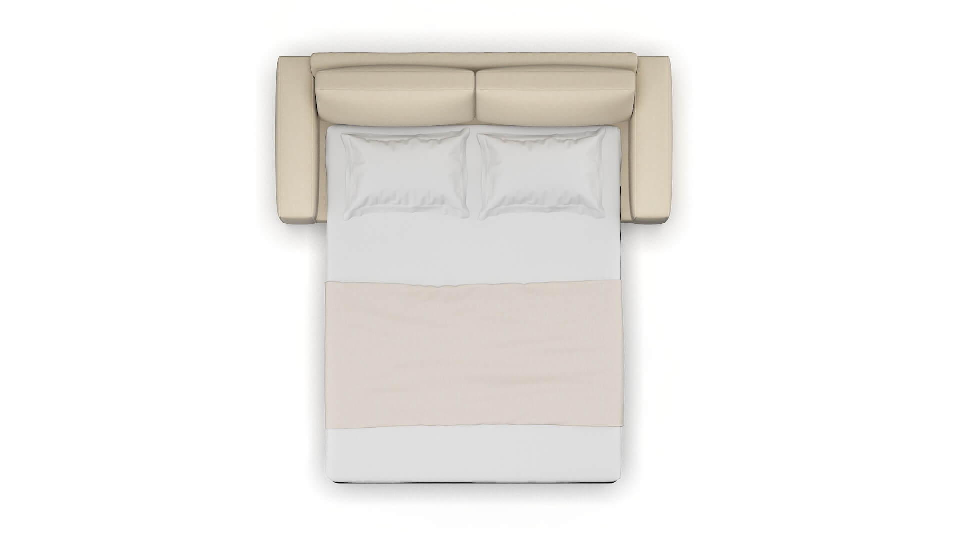 Monaco Dream_d Almond Sofa Sleeper Espresso legs 3