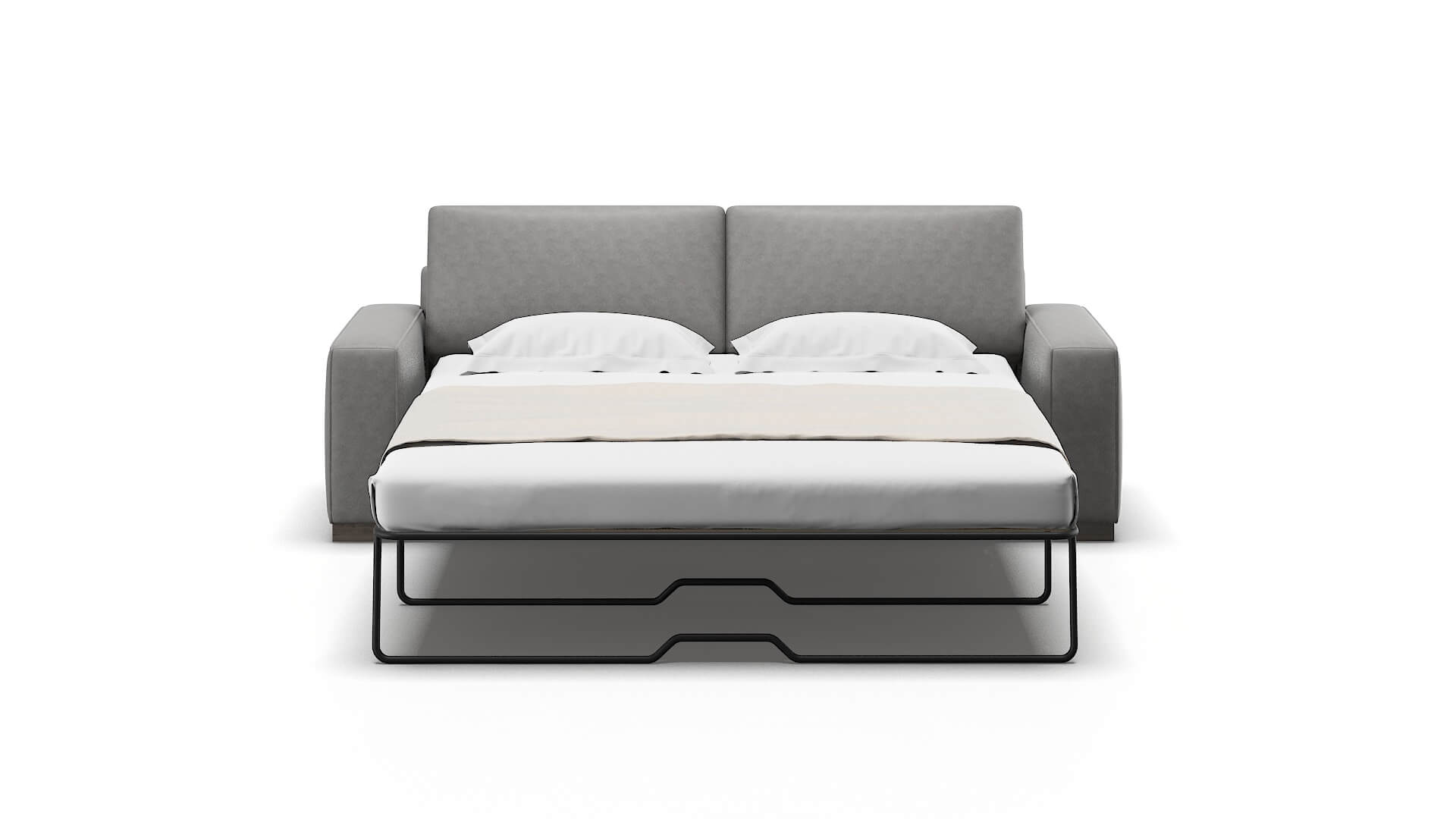 Monaco Dream_d Charcoal Sofa Sleeper Espresso legs 1