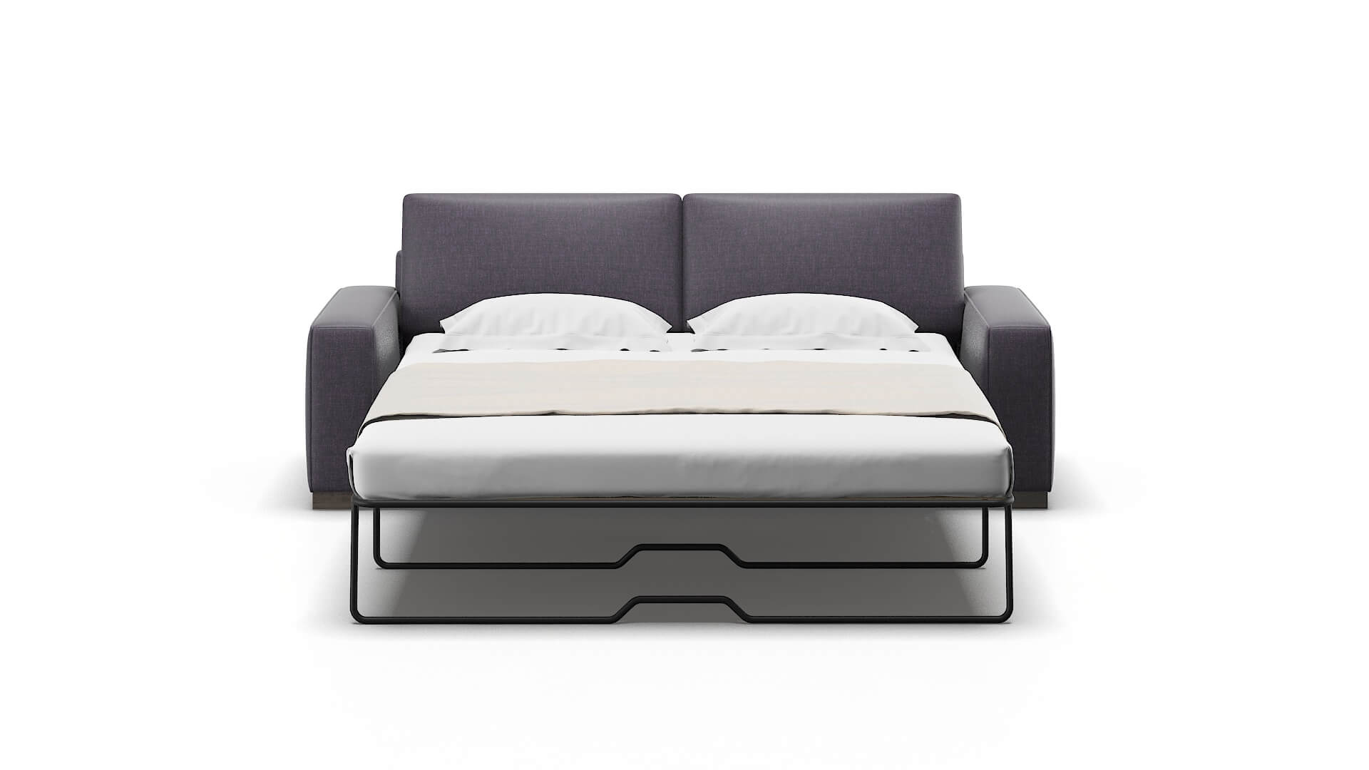 Monaco Durham Ink Sofa Sleeper Espresso legs 1