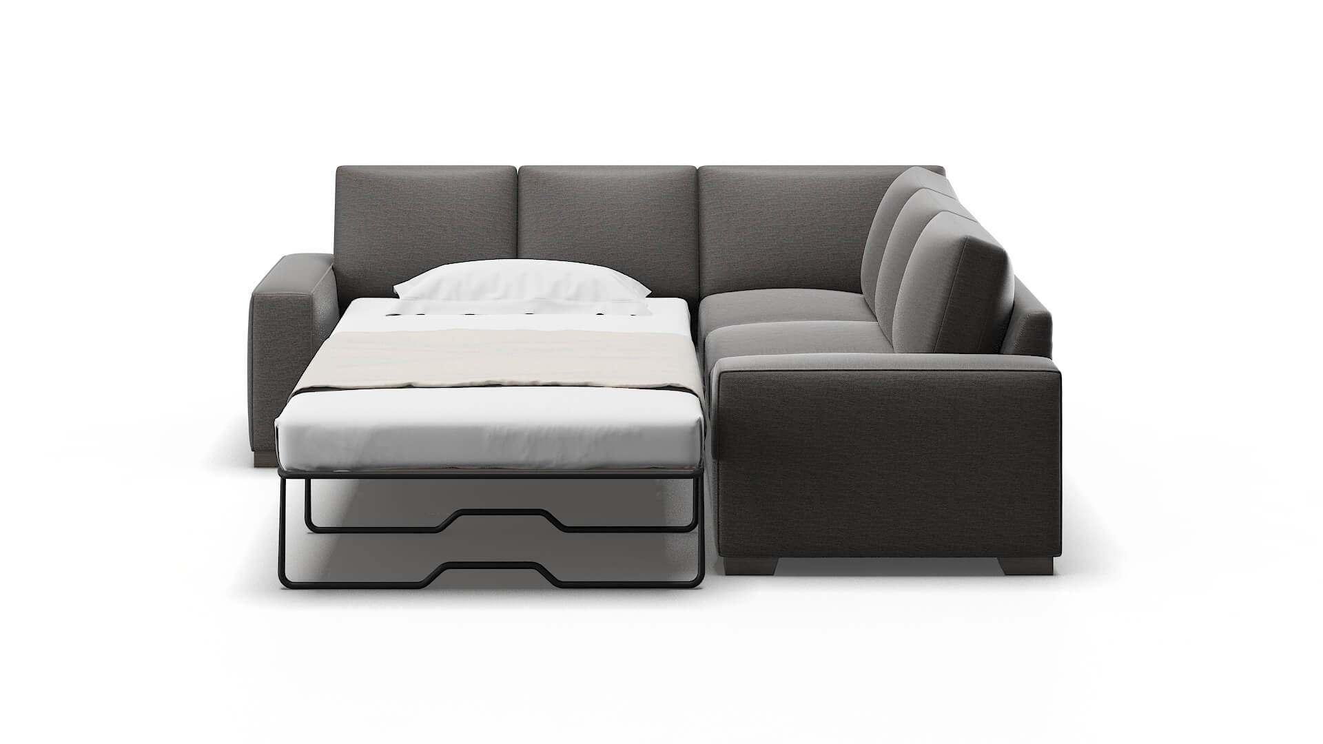 Monaco Insight Eclipse Sectional Sleeper Espresso legs 1