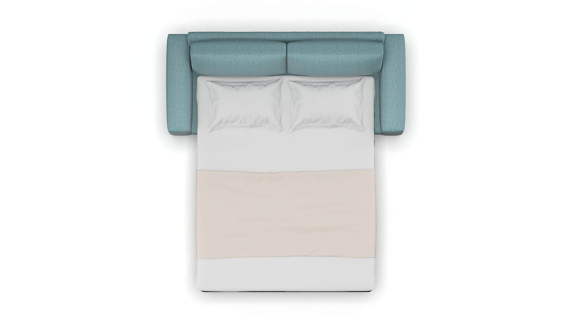 Monaco Insight Peacock Sofa Sleeper Espresso legs 3