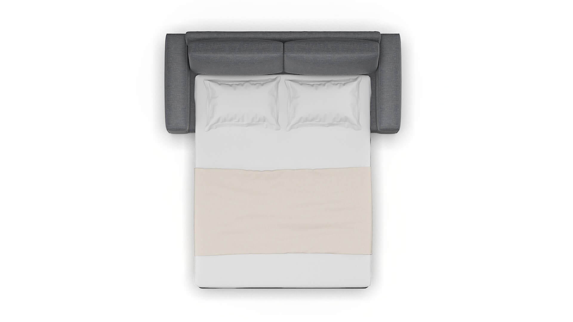 Monaco Keylargo Graphite Sofa Sleeper Espresso legs 3