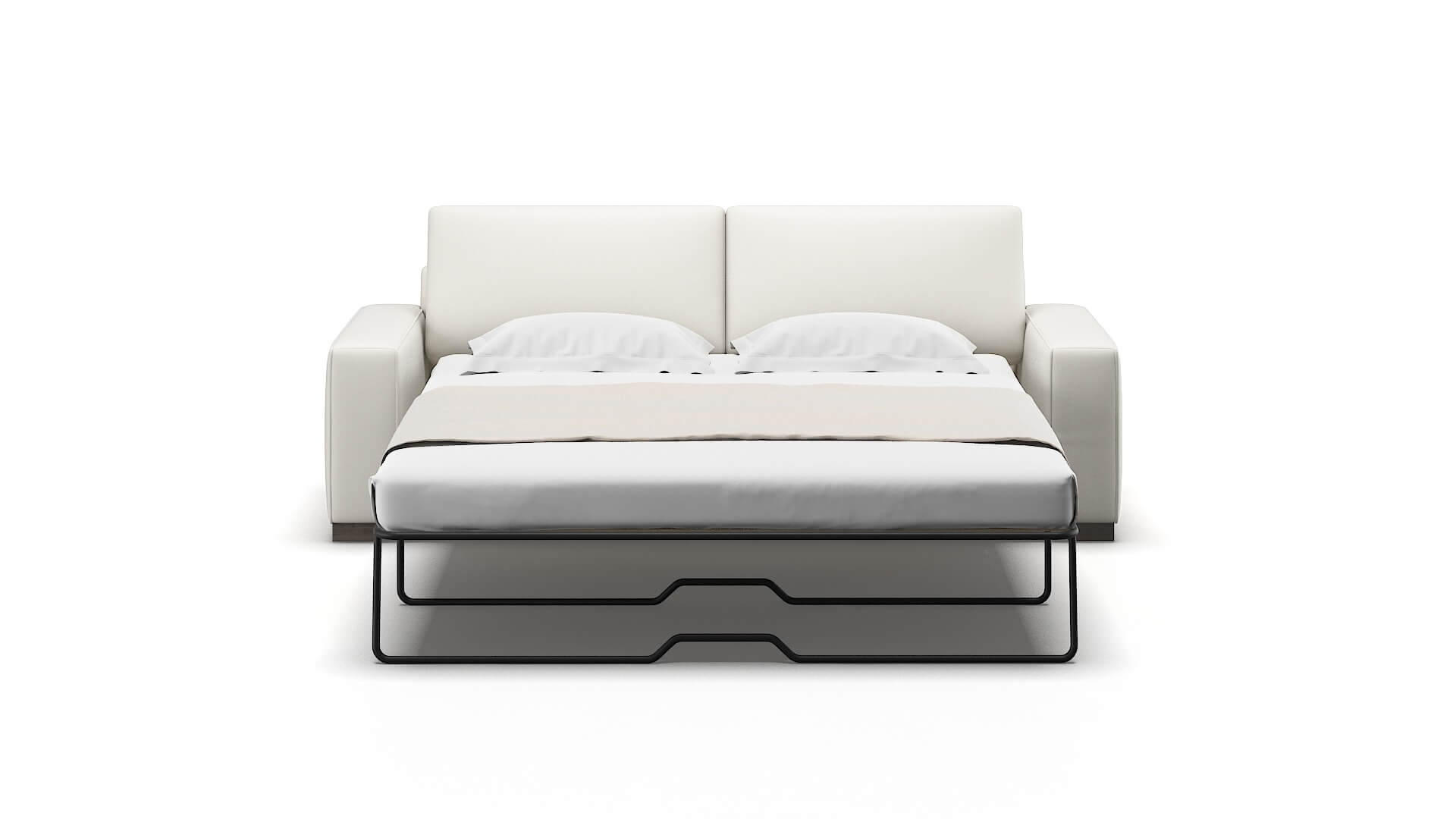 Monaco Keylargo Oatmeal Sofa Sleeper Espresso legs 1