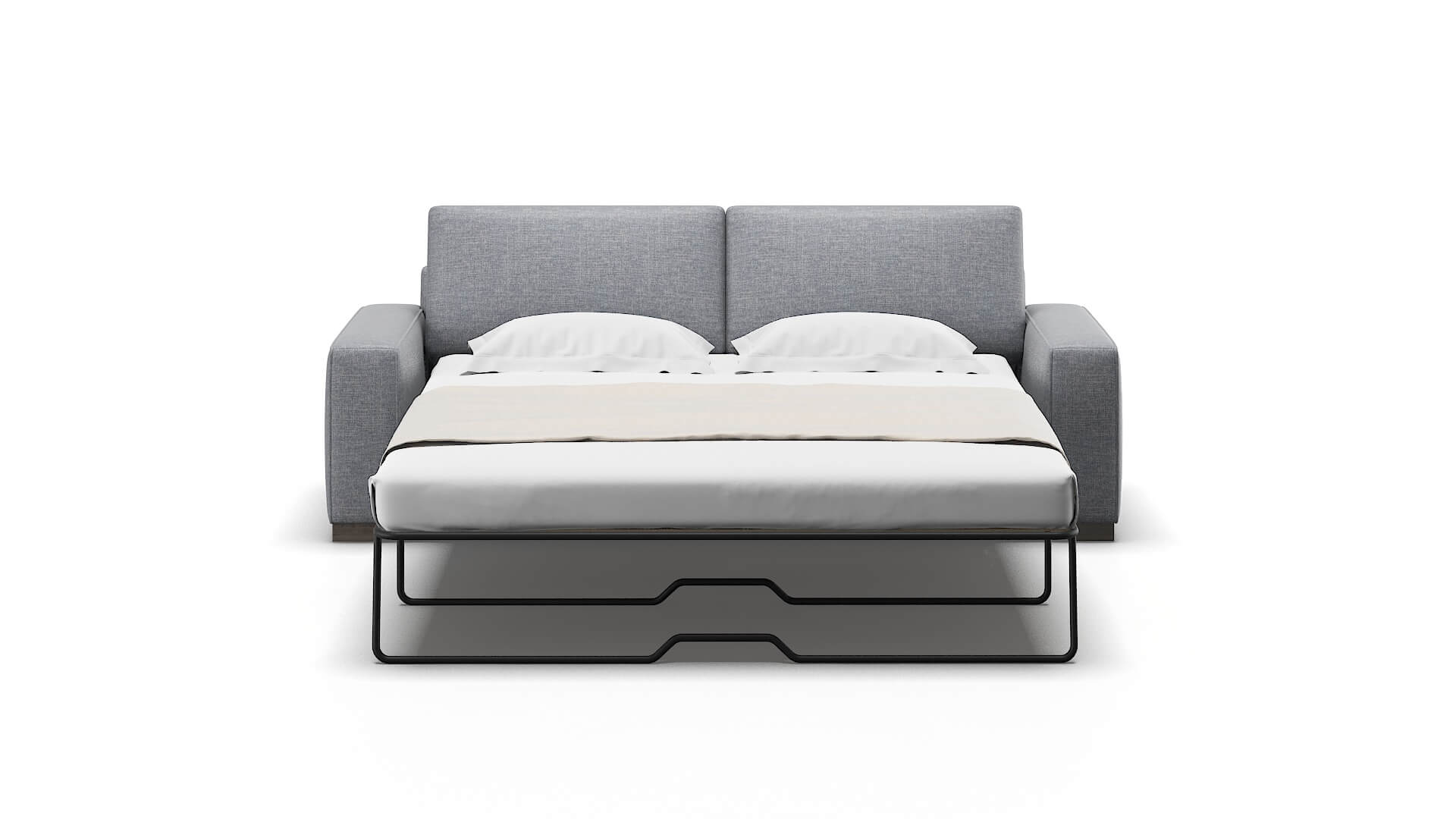 Monaco Lana Ash Sofa Sleeper Espresso legs 1