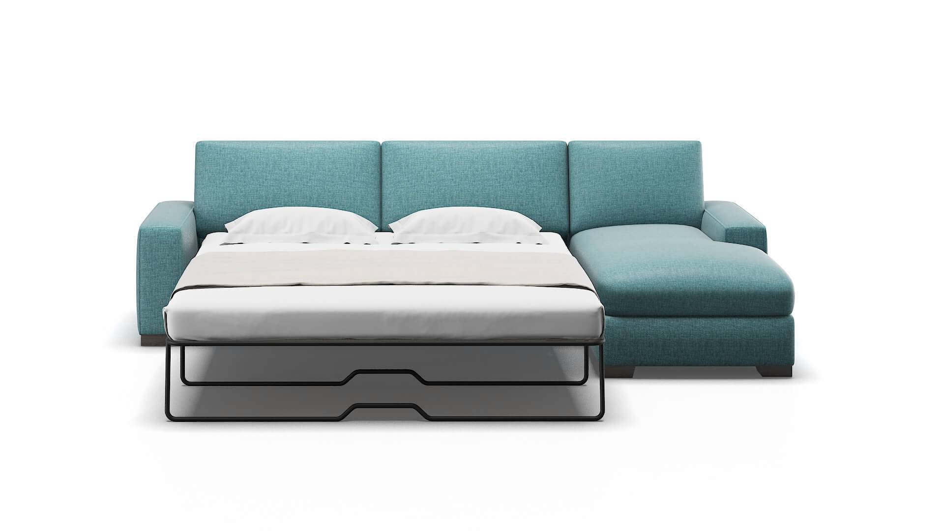 Monaco Leslie Peacock Panel Sleeper Espresso legs 1