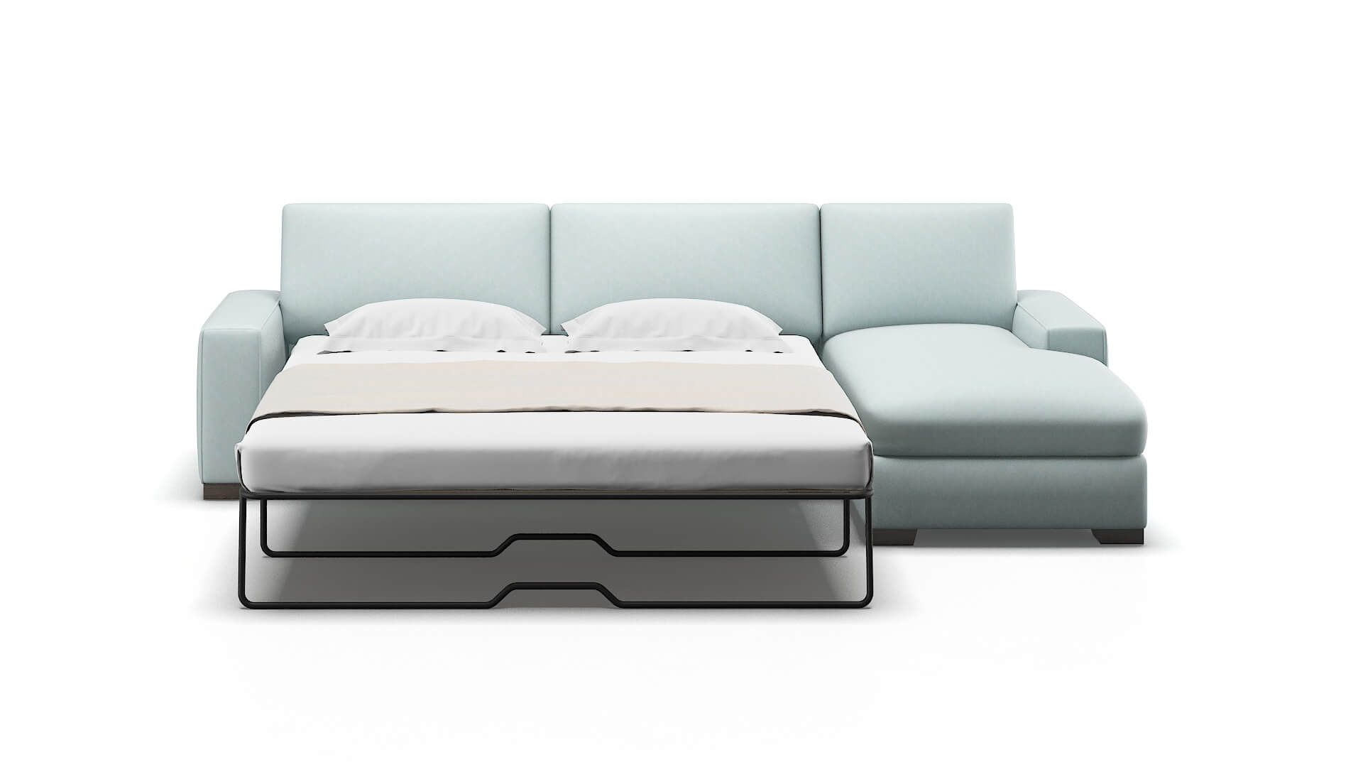 Monaco Leslie Robins_egg Panel Sleeper Espresso legs 1