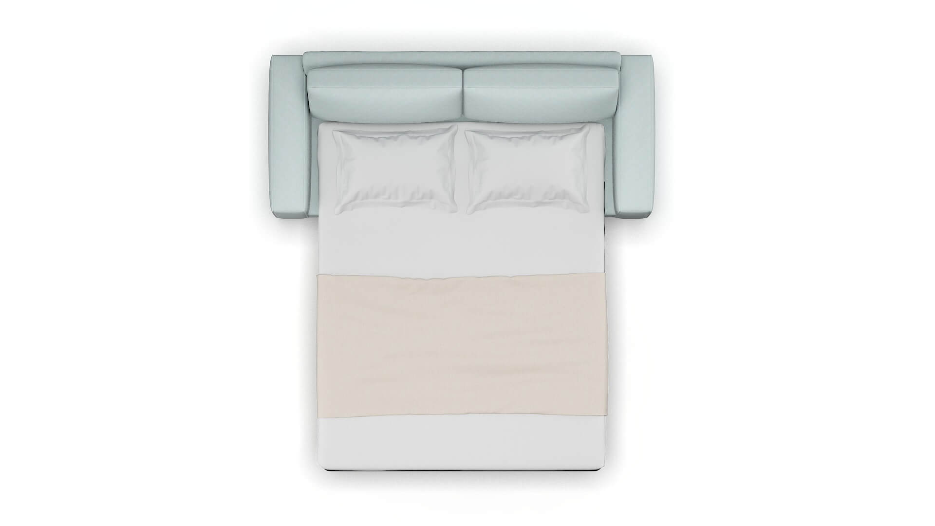 Monaco Leslie Robins_egg Sofa Sleeper Espresso legs 3