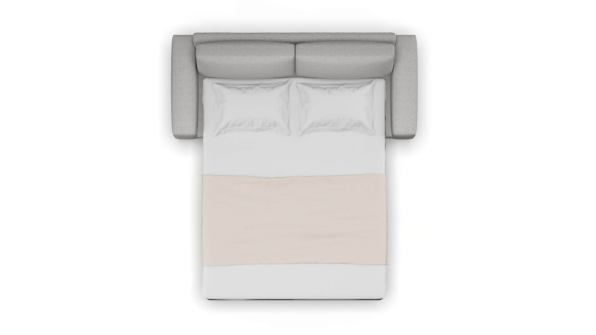 Monaco Malibu Dove Sofa Sleeper Espresso legs 3