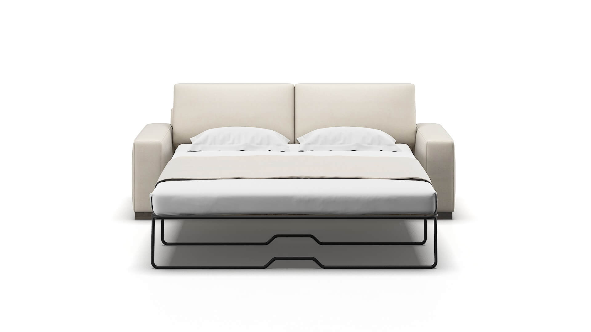 Monaco Malibu Linen Sofa Sleeper Espresso legs 1