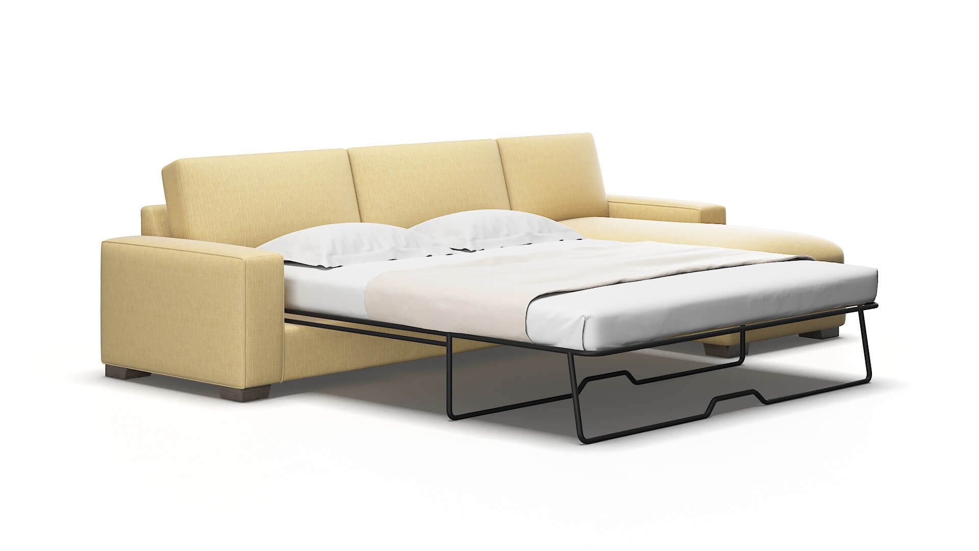 Monaco Malibu maize Panel sleeper Espresso Legs  2