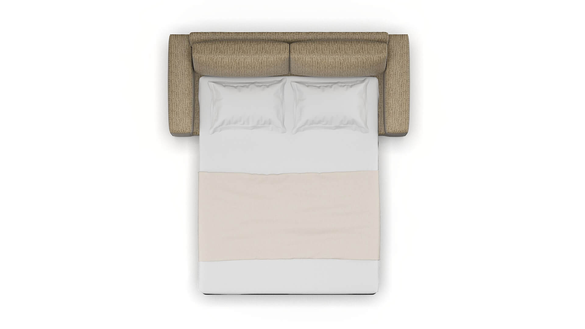 Monaco Marcy Camel Sofa Sleeper Espresso legs 3