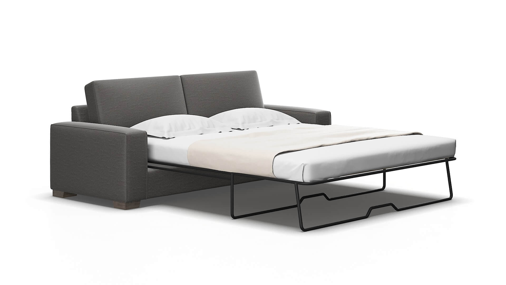Monaco Oscar grey Sofa sleeper Espresso Legs  2