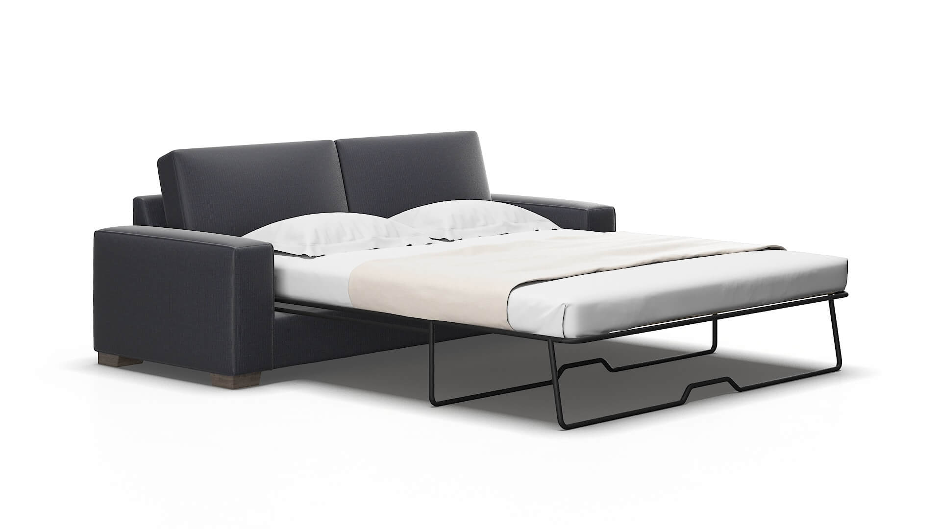 Monaco Parker Midnight Sofa Sleeper Espresso legs 2