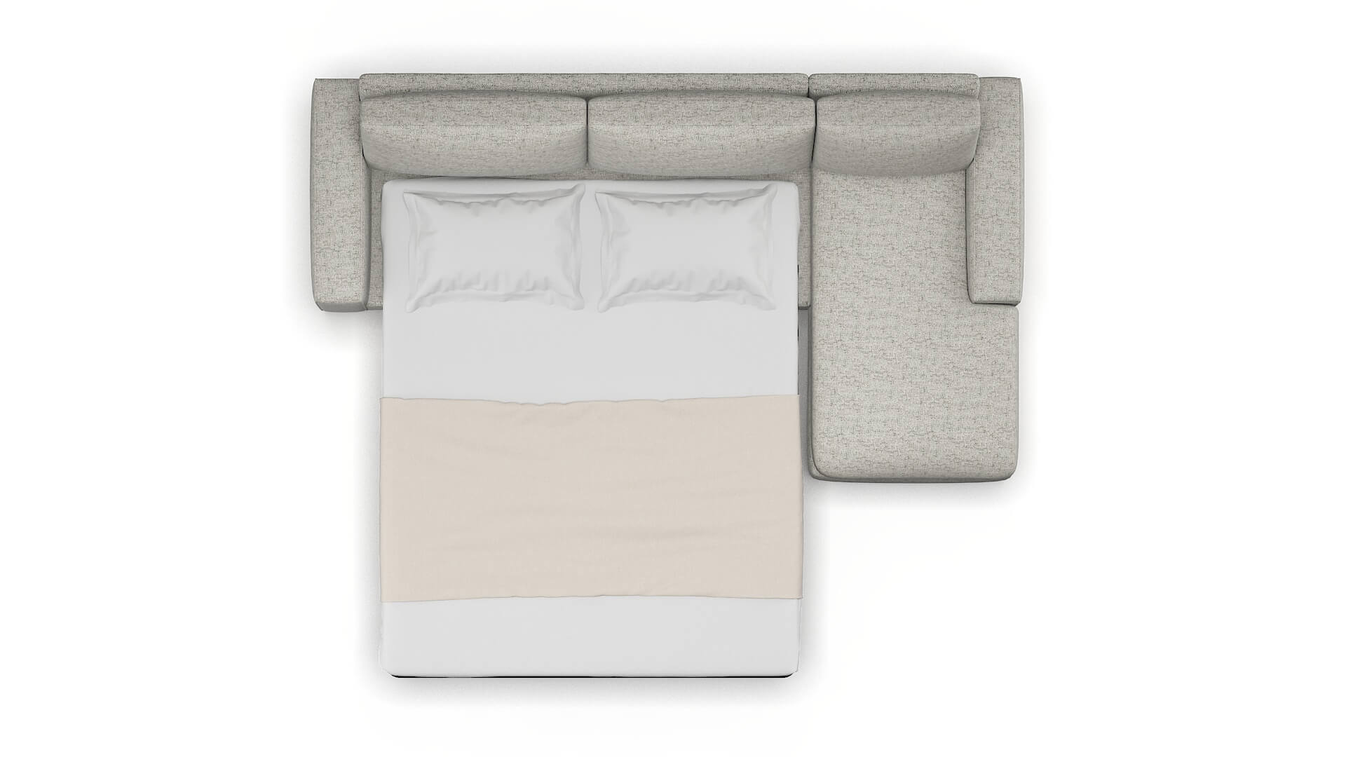 Monaco Prime Gravel Panel Sleeper Espresso legs 3