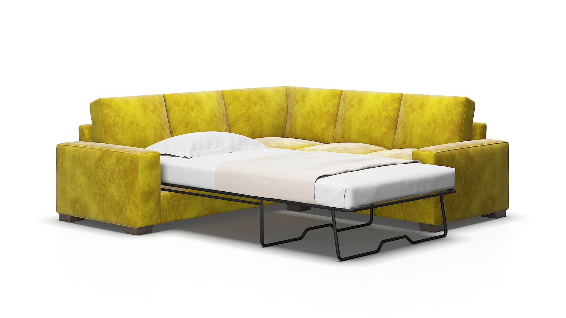 Monaco Quartz 402 Sectional sleeper Espresso Legs  2