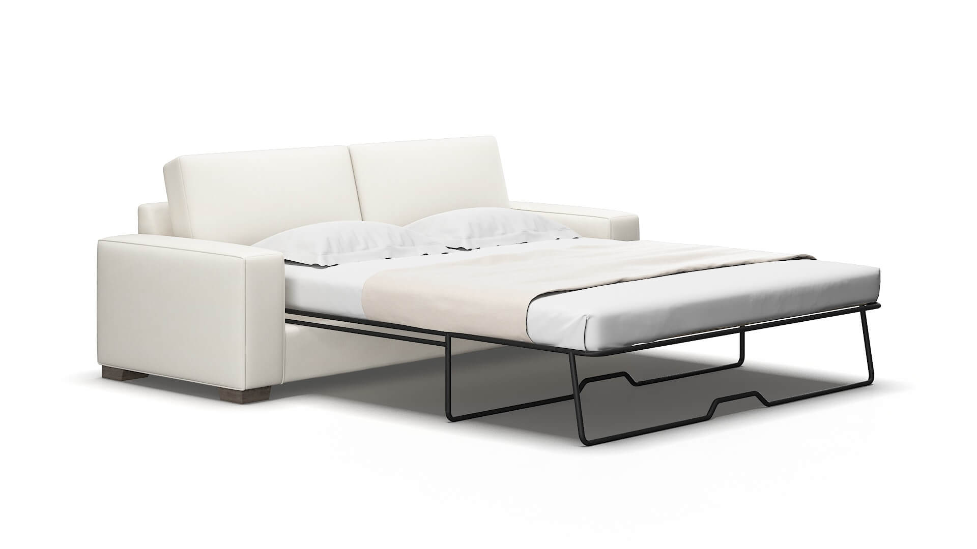 Monaco R_prize cream Sofa sleeper Espresso Legs  2