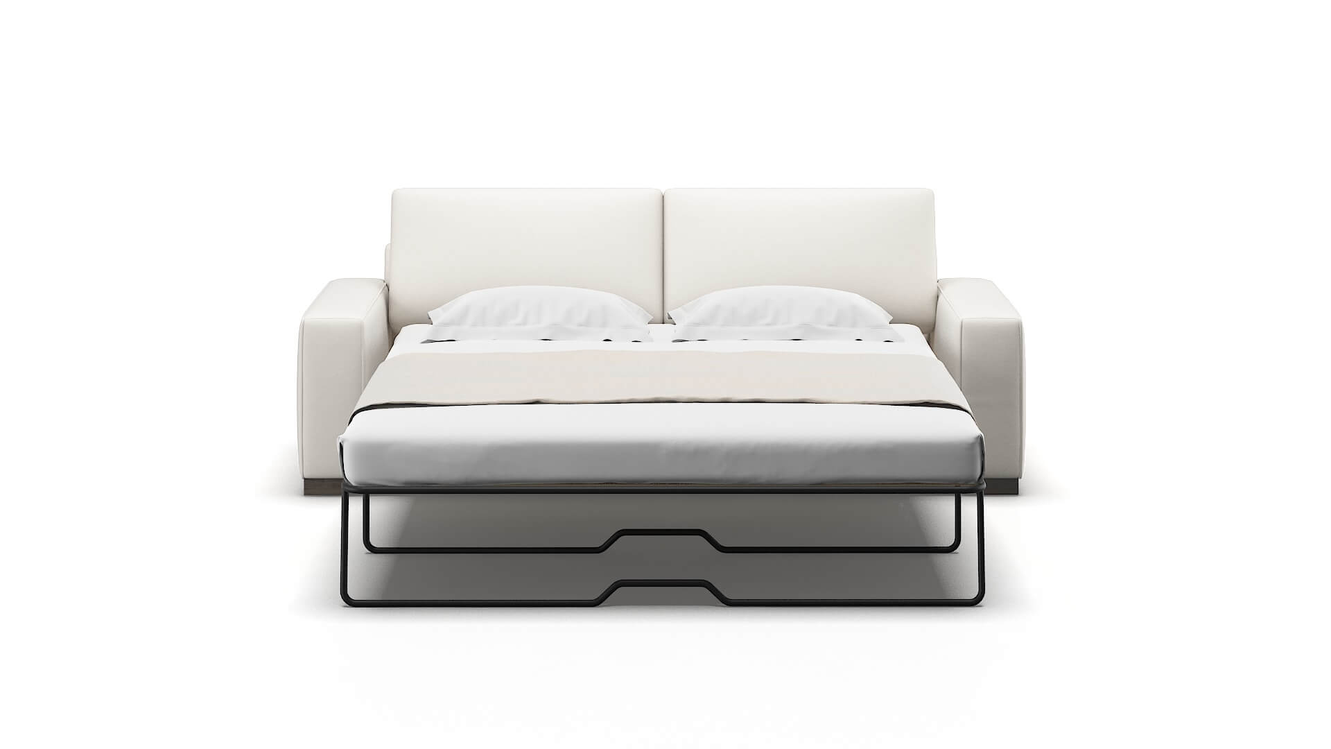 Monaco Redondo Pearl Sofa Sleeper Espresso legs 1