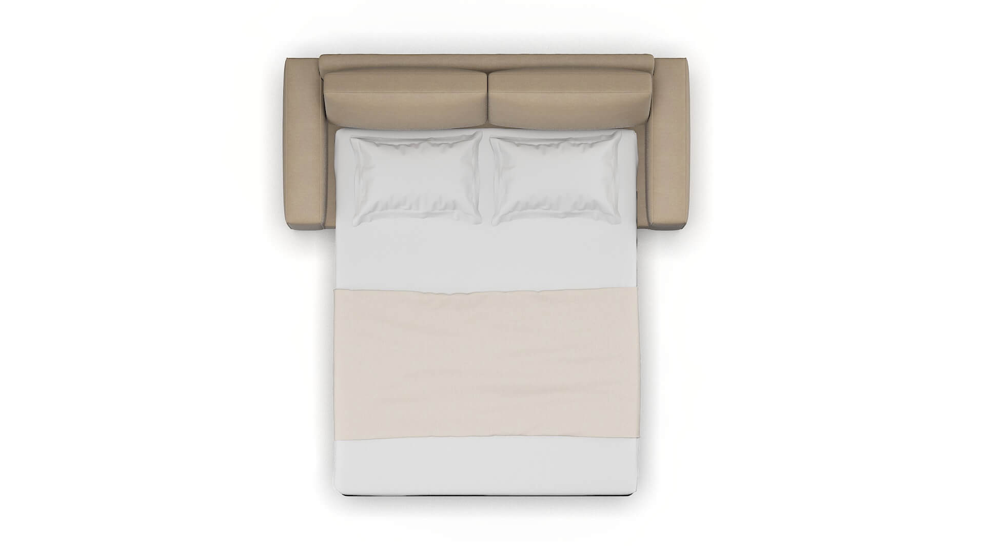 Monaco Rocket Cappuccino Sofa Sleeper Espresso legs 3