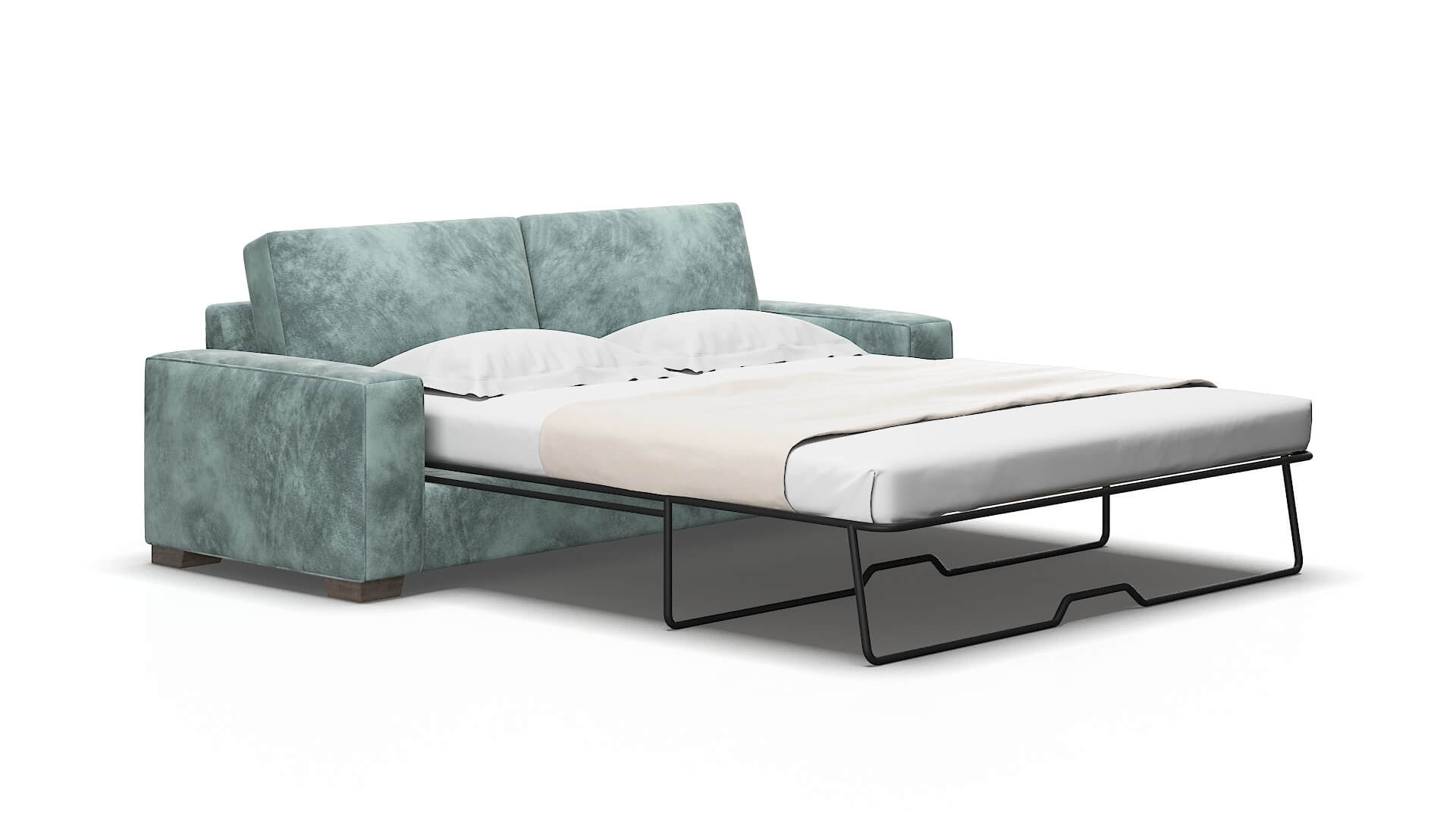 Monaco Royale cloud Sofa sleeper Espresso Legs  2