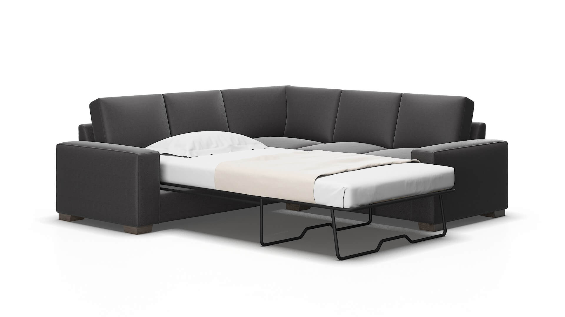 Monaco Royale eclipse Sectional sleeper Espresso Legs  2
