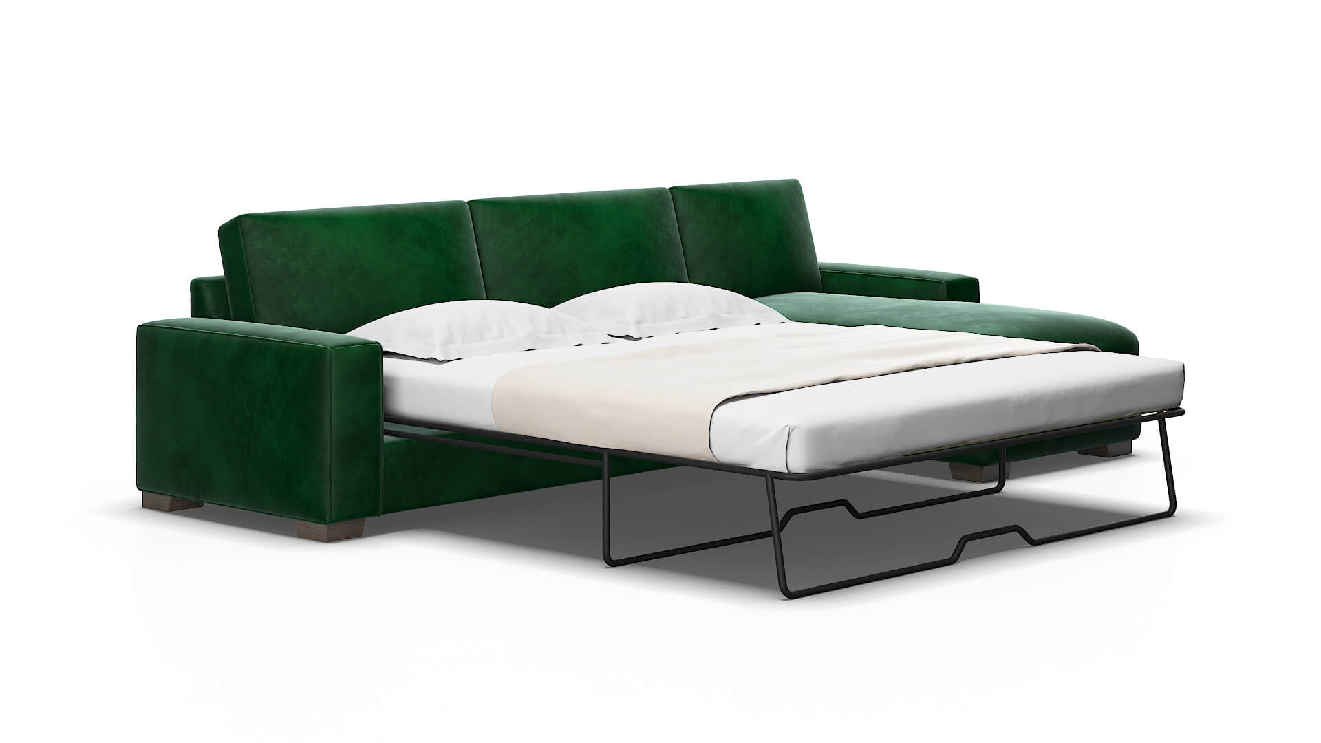 Monaco Royale evergreen Panel sleeper Espresso Legs  2