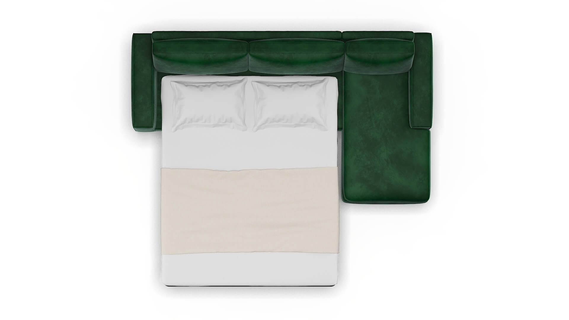 Monaco Royale Evergreen Panel Sleeper Espresso legs 3
