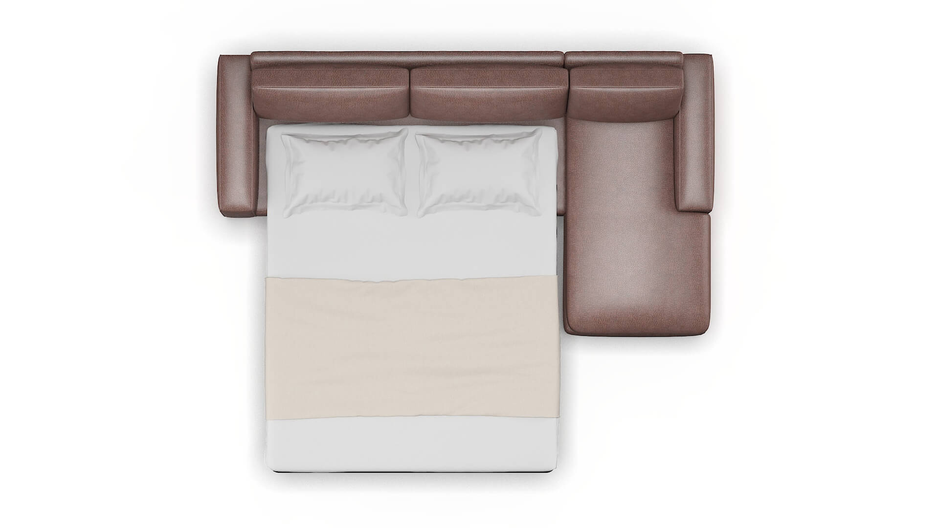 Monaco Royale Mocha Panel Sleeper Espresso legs 3