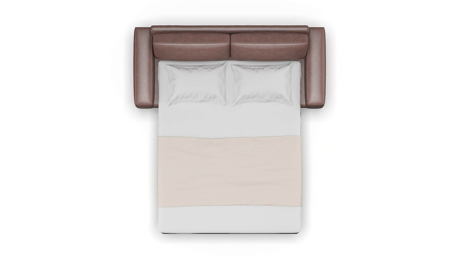 Monaco Royale Mocha Sofa Sleeper Espresso legs 3